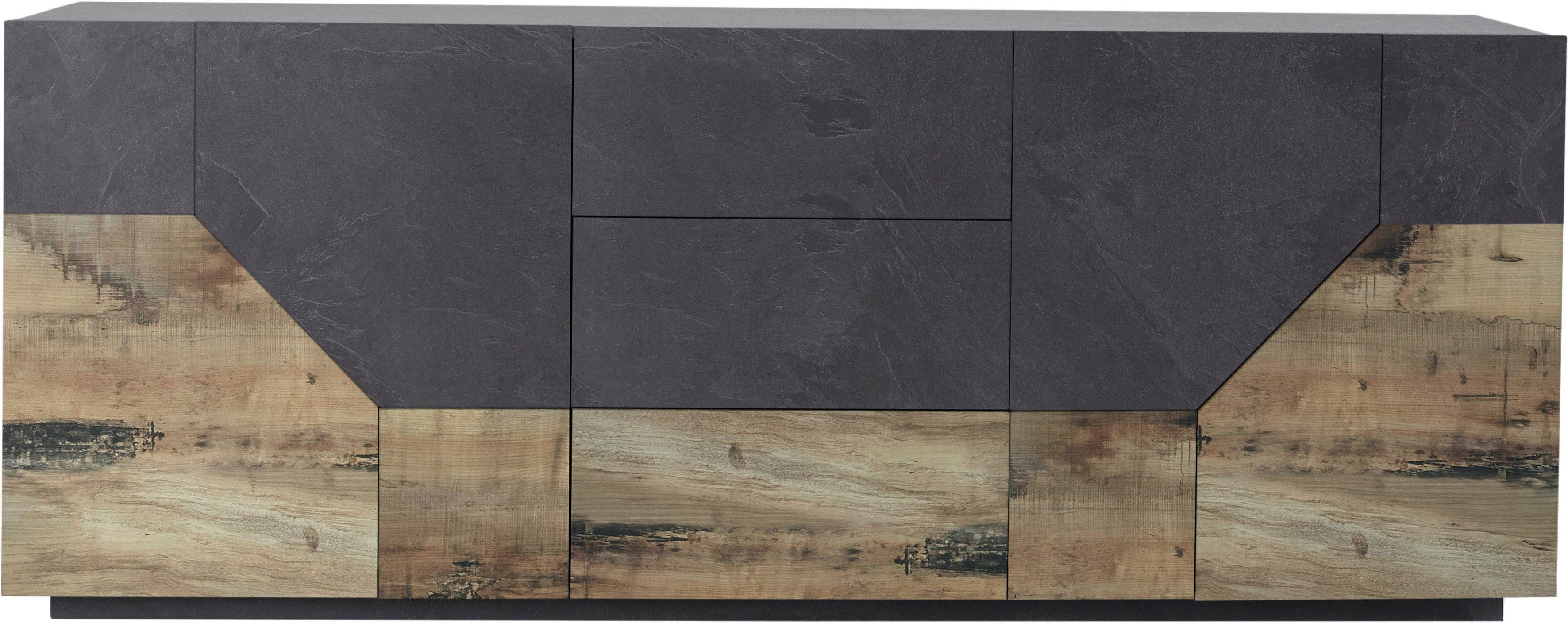 INOSIGN Dressoir ALIEN commode, kast, dressoir met 4 deuren en 3 lades