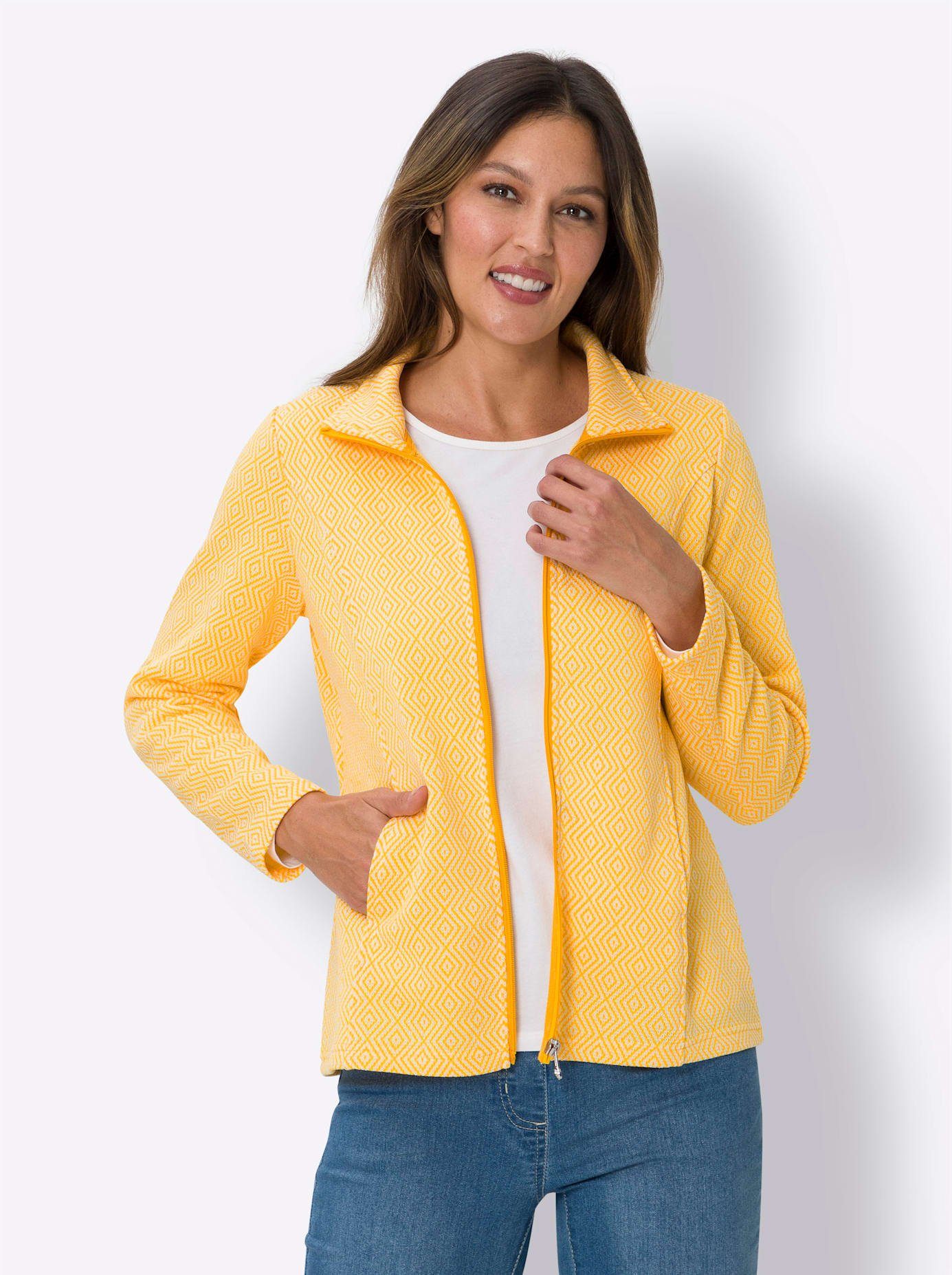 Classic Basics Gebreid fleecejack