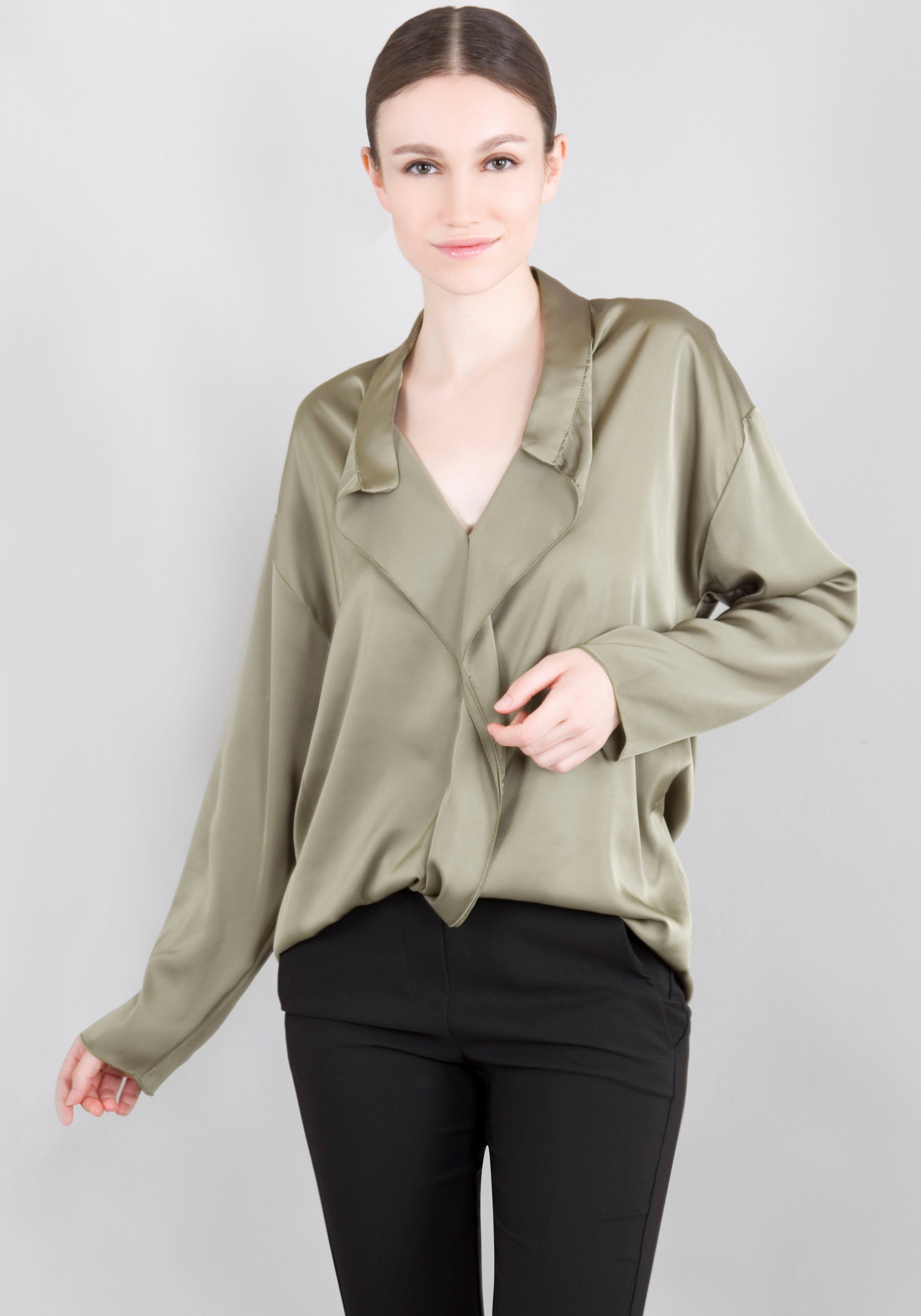 IMPERIAL Blouse met lange mouwen