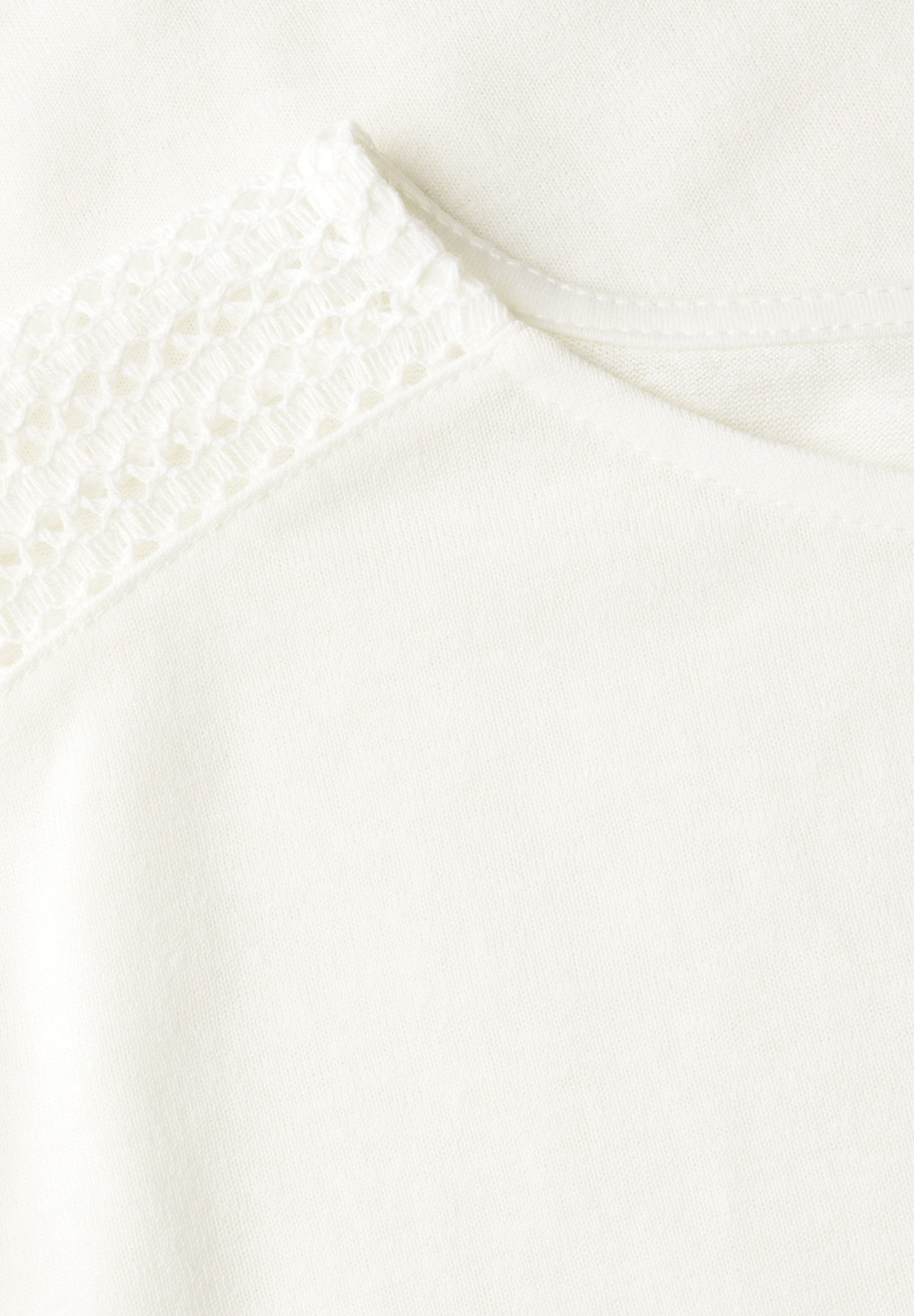 STREET ONE T-shirt met kanten detail