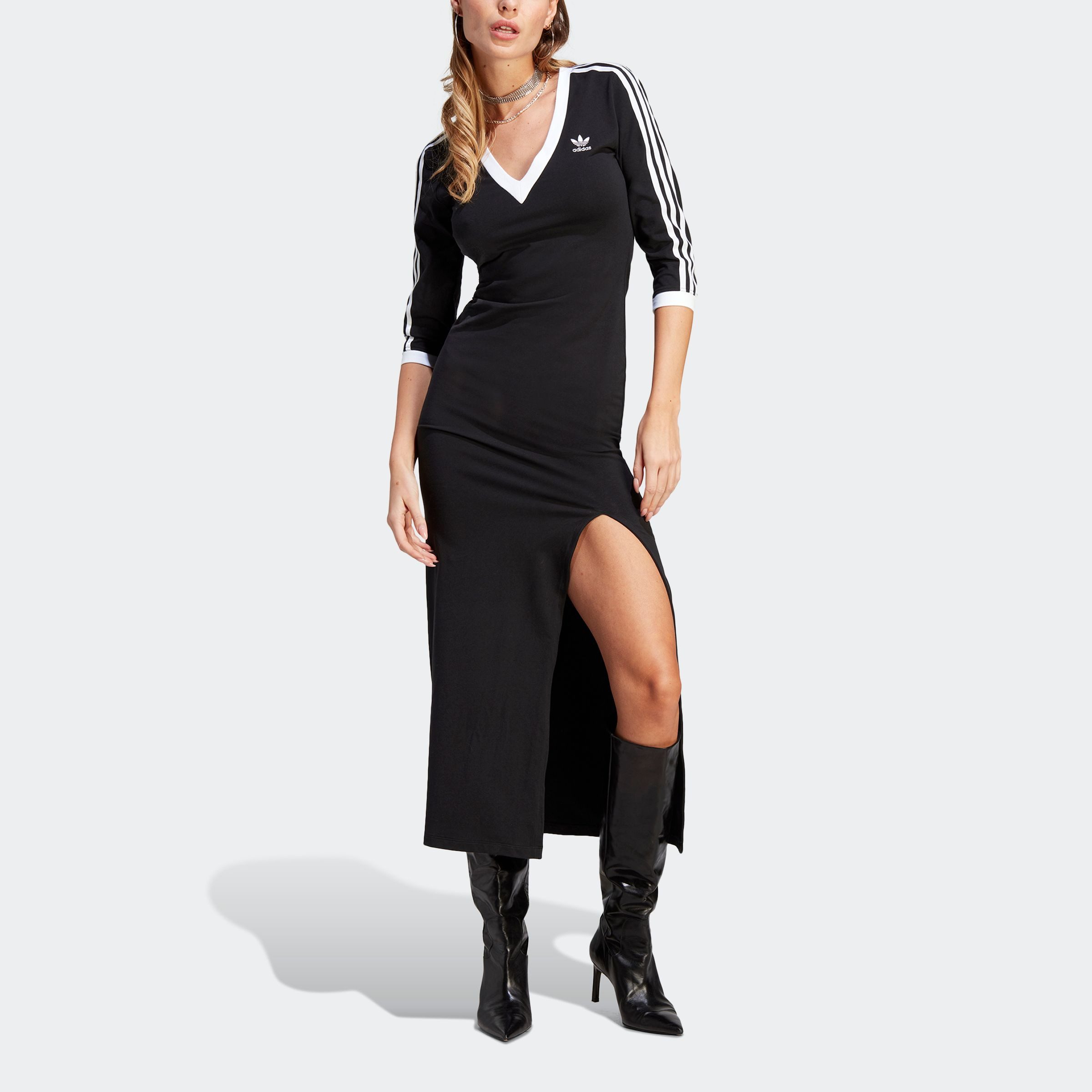 adidas Originals Maxi-jurk MAXI DRESS V (1-delig)