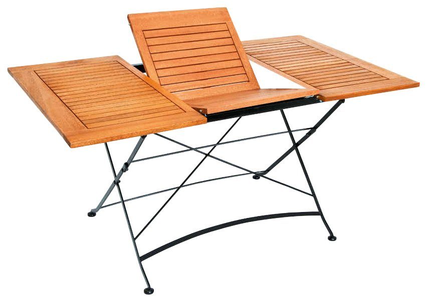 MERXX Tuintafel Kasteeltuin 90x(100)150 cm tuintafels beige