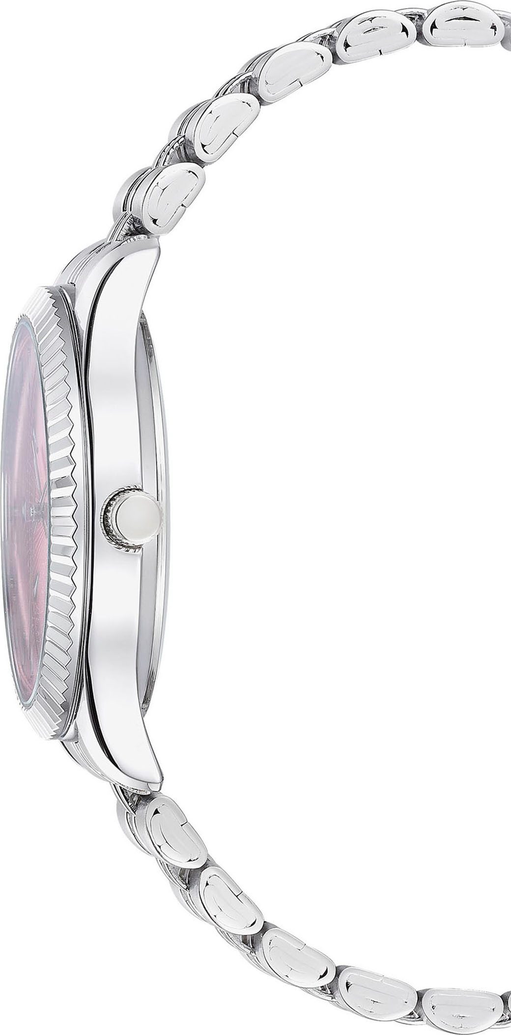 Tempic Kwartshorloge Horloge, dameshorloge, stalen band, analoog, dag