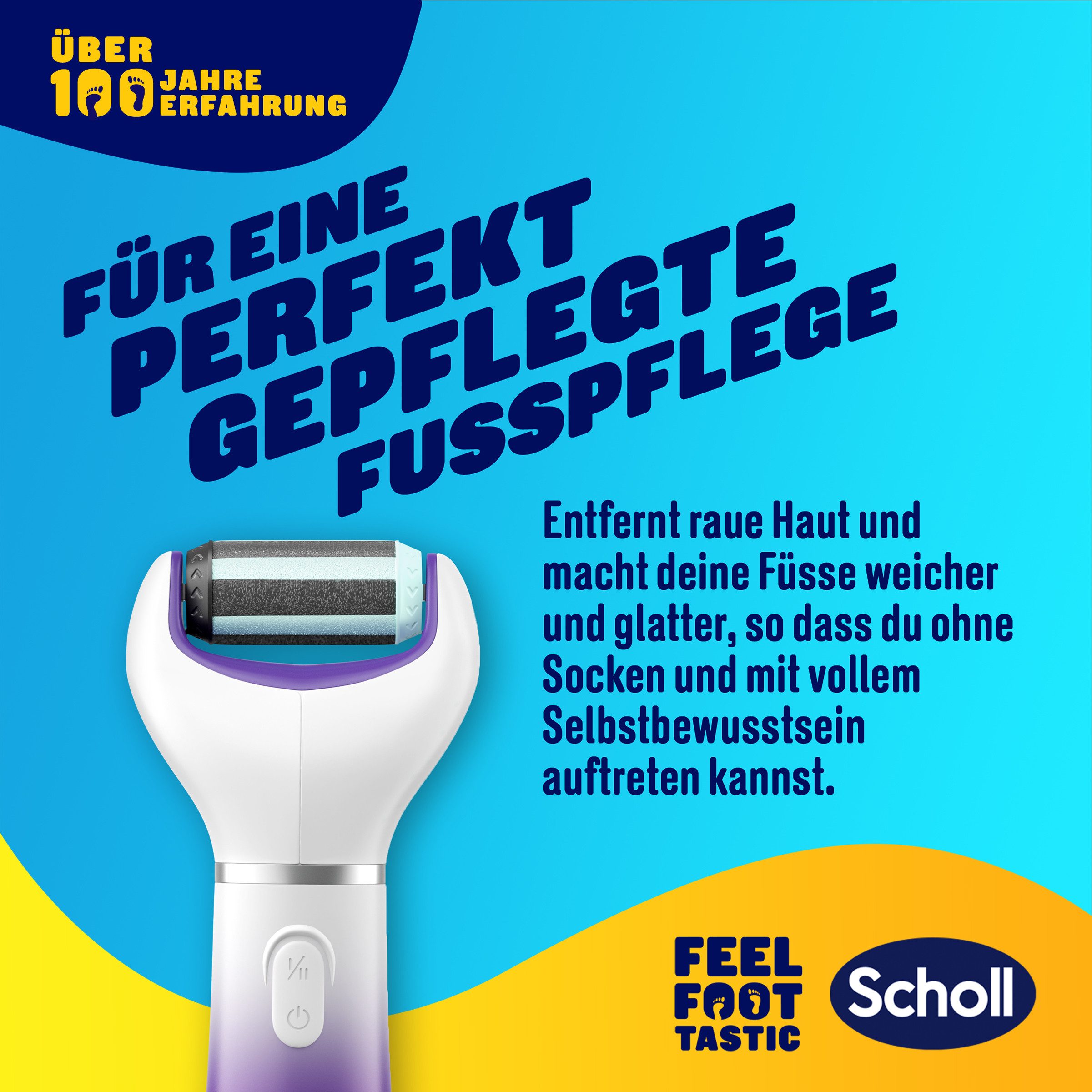 Scholl Elektrische eeltverwijderaar Expert Care 2-in-1 File & Smooth elektrischer Hornhautentferner (set)