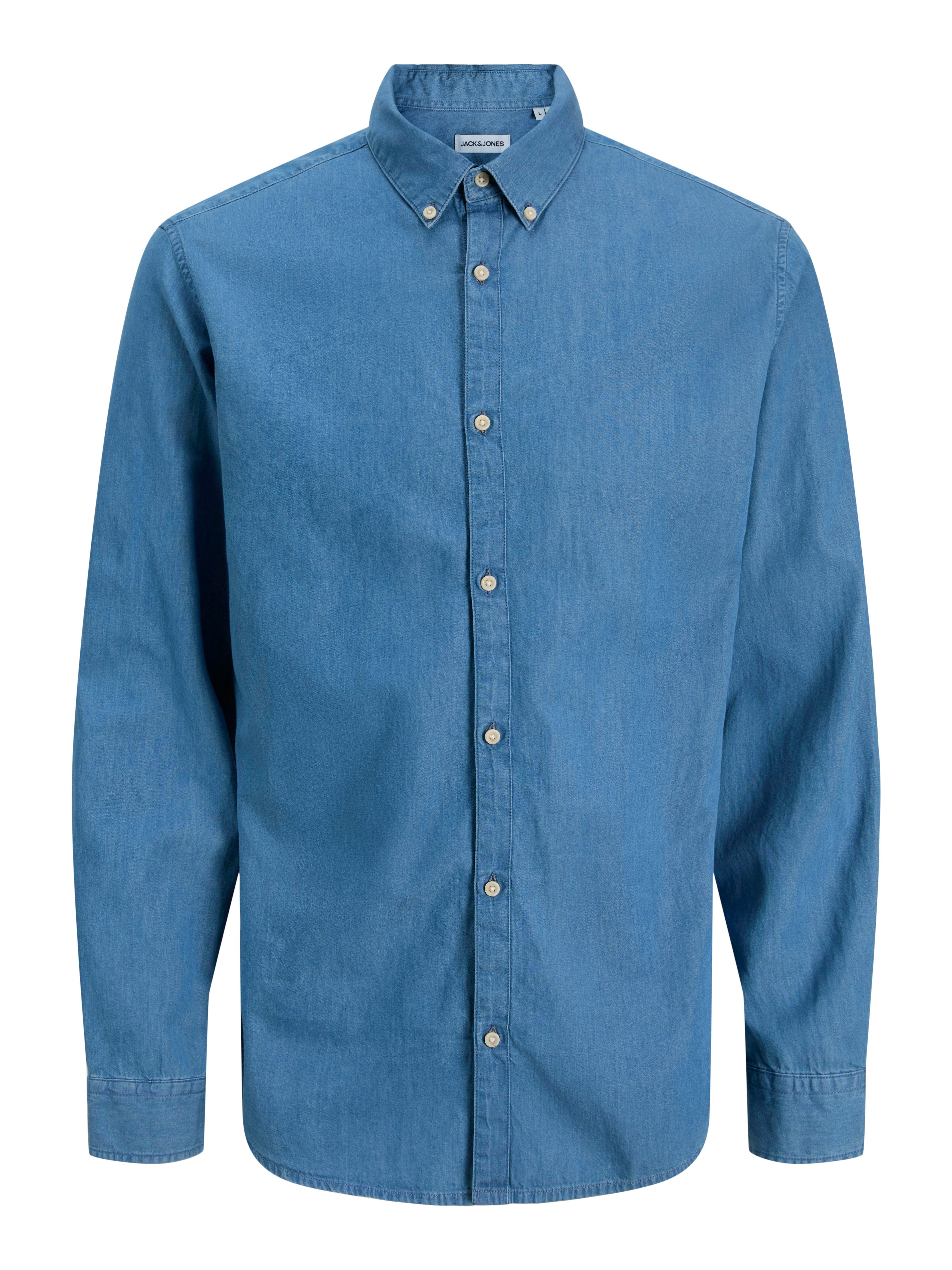 Jack & Jones Overhemd met lange mouwen JJEPERFECT DENIM SHIRT LS NOOS