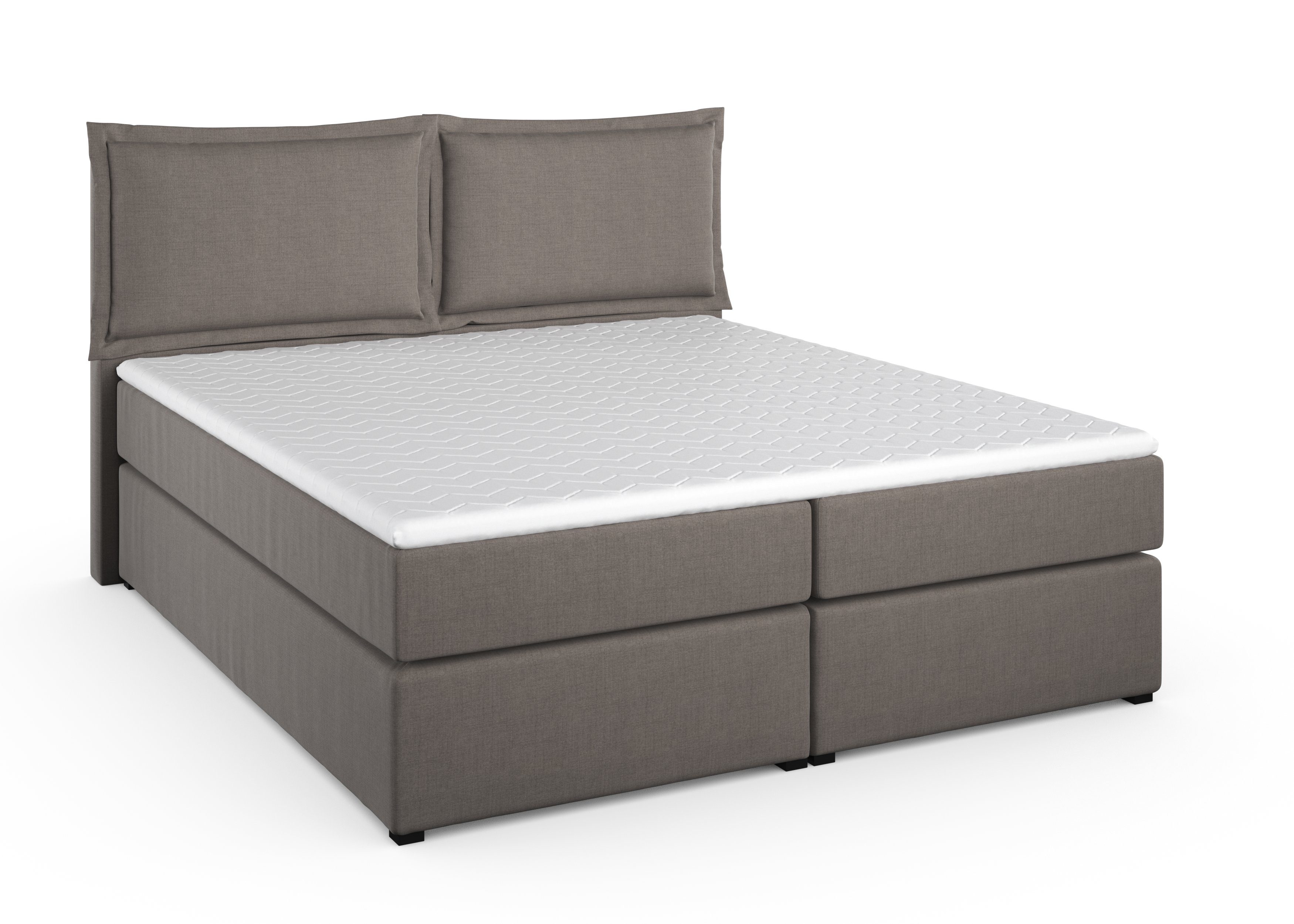 Home affaire Boxspring Lysann 5-voudig verstelbaar hoofdbord, in 4 breedten, 3 matrassoorten