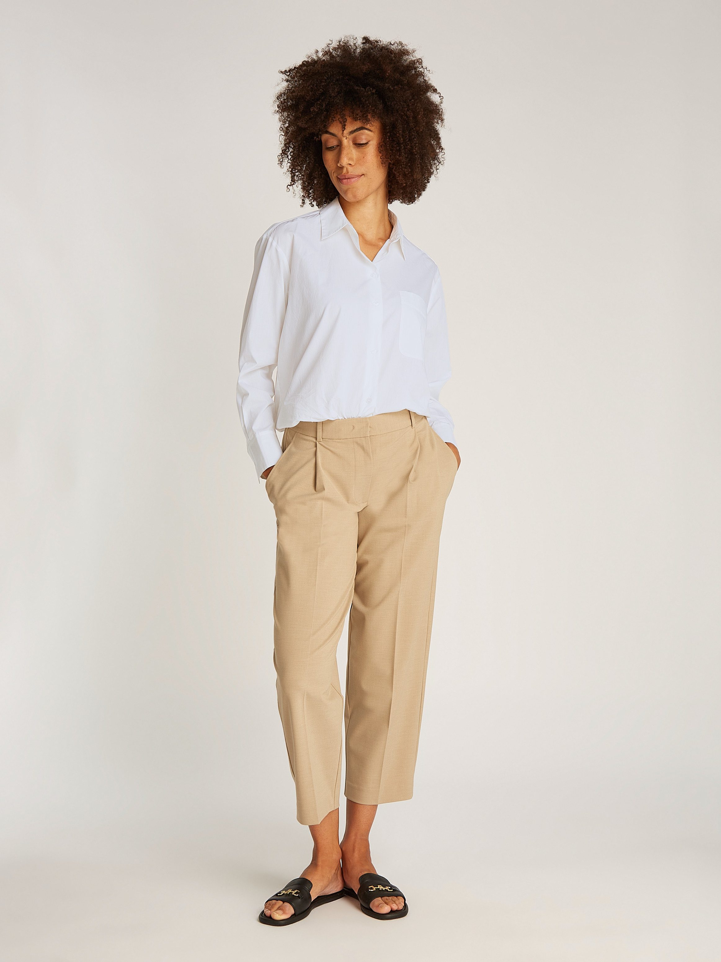 Tommy Hilfiger Overhemdblouse ESS POPLIN EASY FIT SHIRT