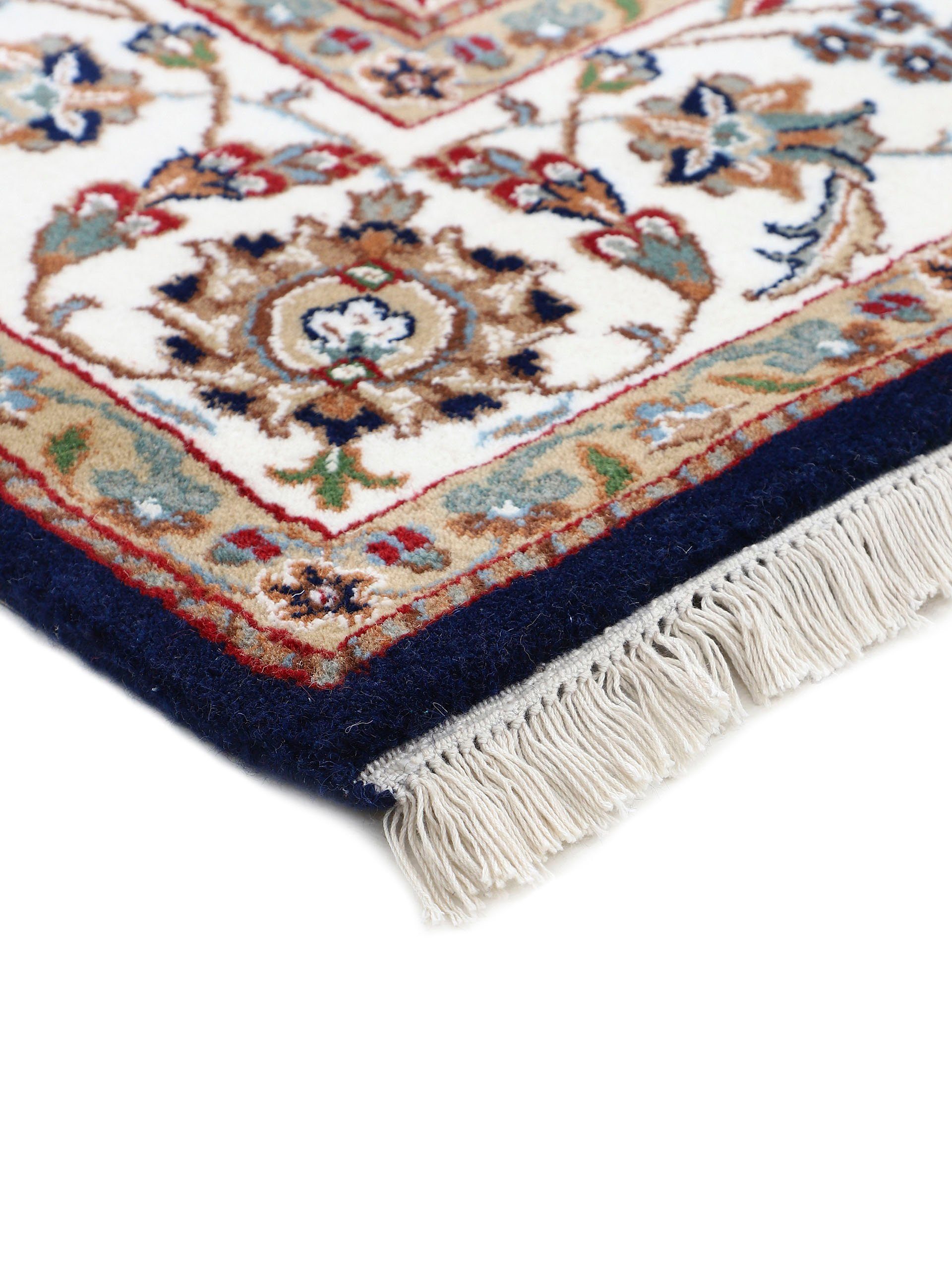 Woven Arts Loper Oosters tapijt Nain met de hand geknoopt, woonkamer, zuivere wol