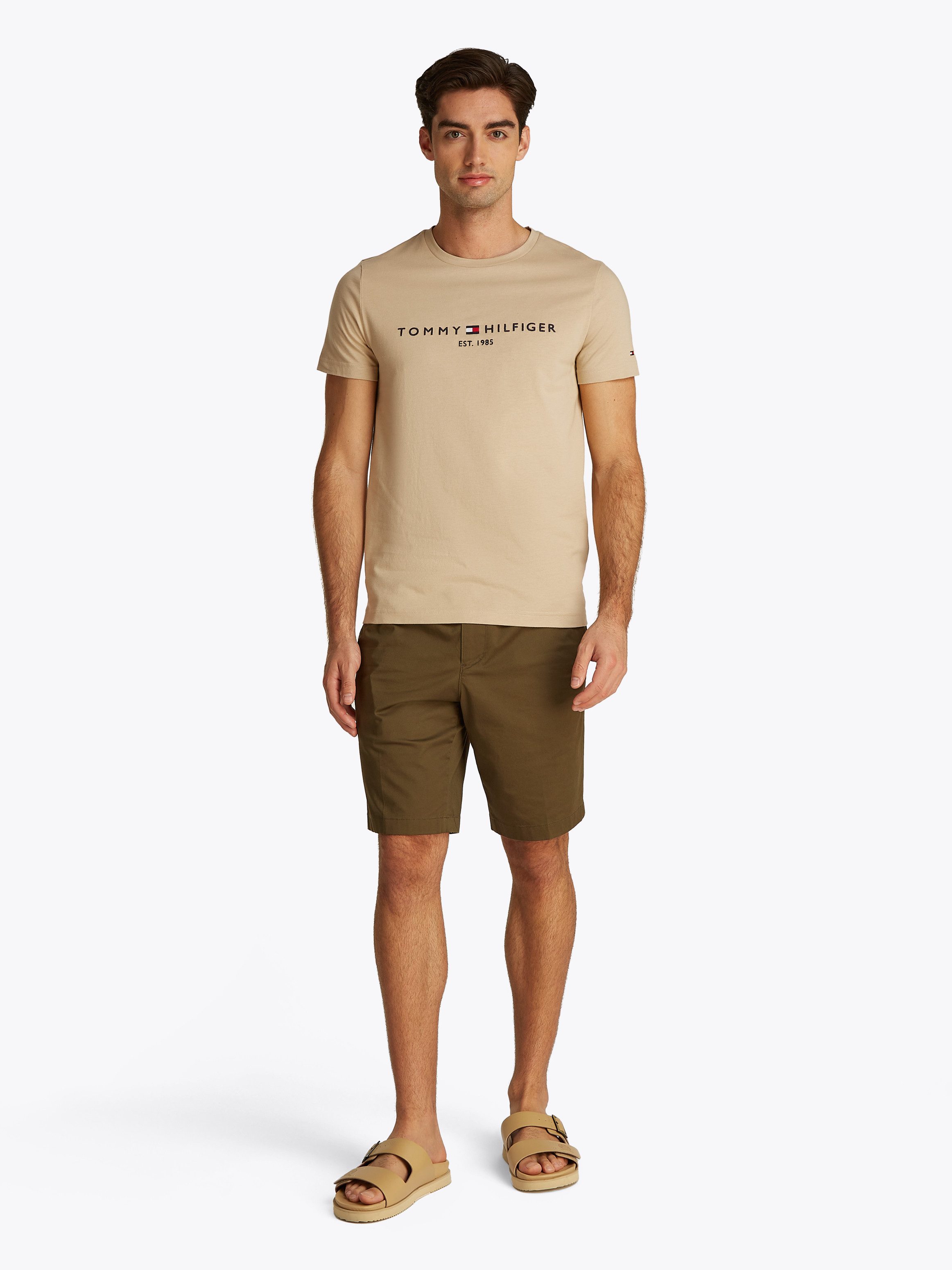 Tommy Hilfiger T-shirt Tommy Logo Tee van duurzaam katoen