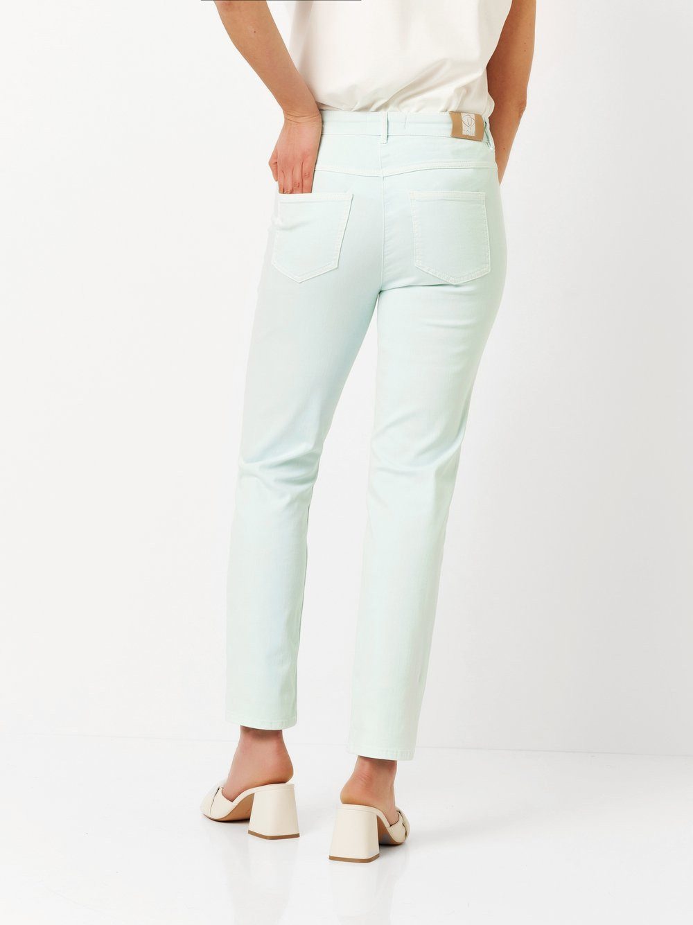 TONI 7/8 jeans BE Loved in five-pocketsstijl