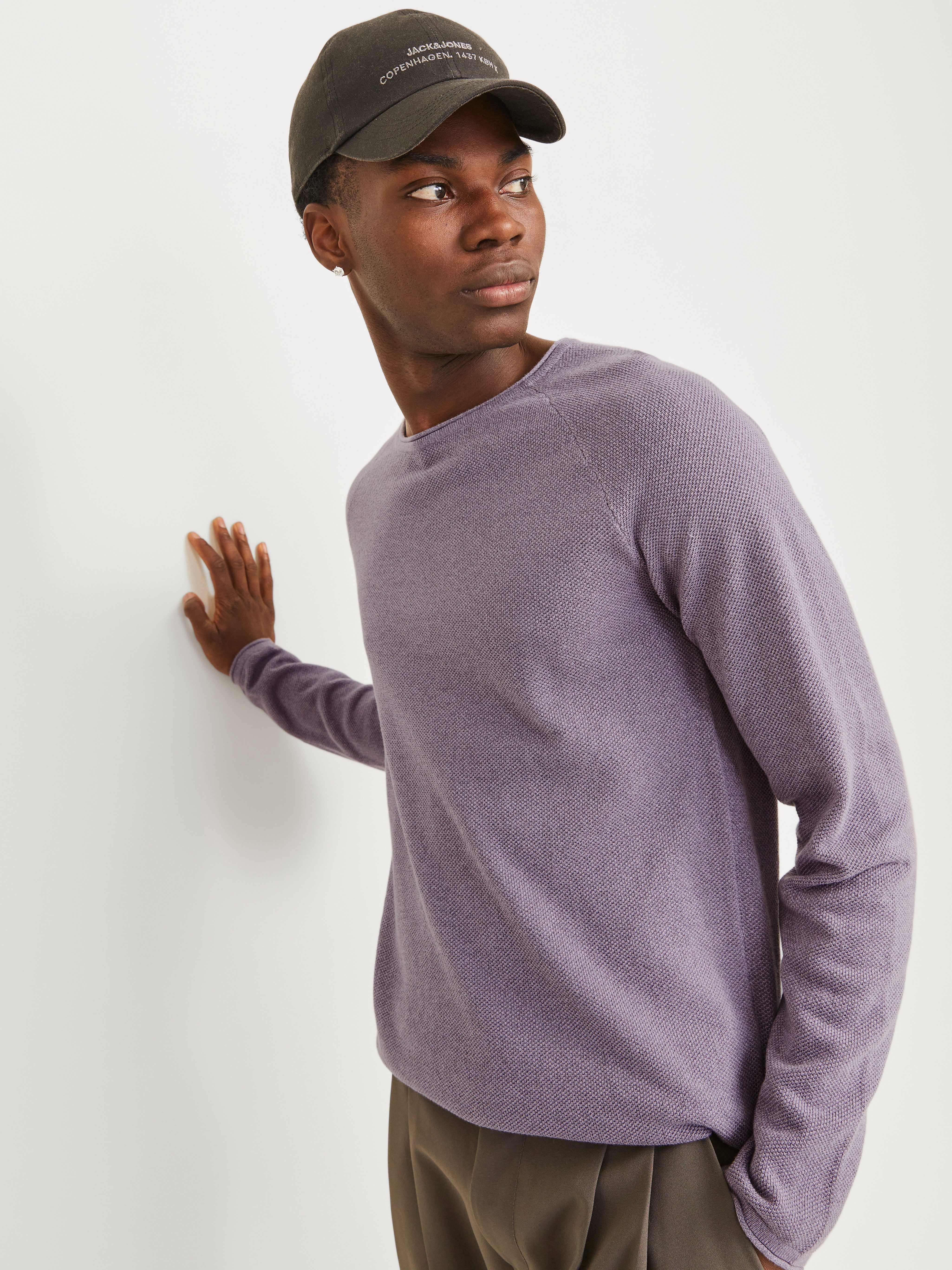 Jack & Jones Trui met ronde hals JJEHILL KNIT CREW NECK NOOS