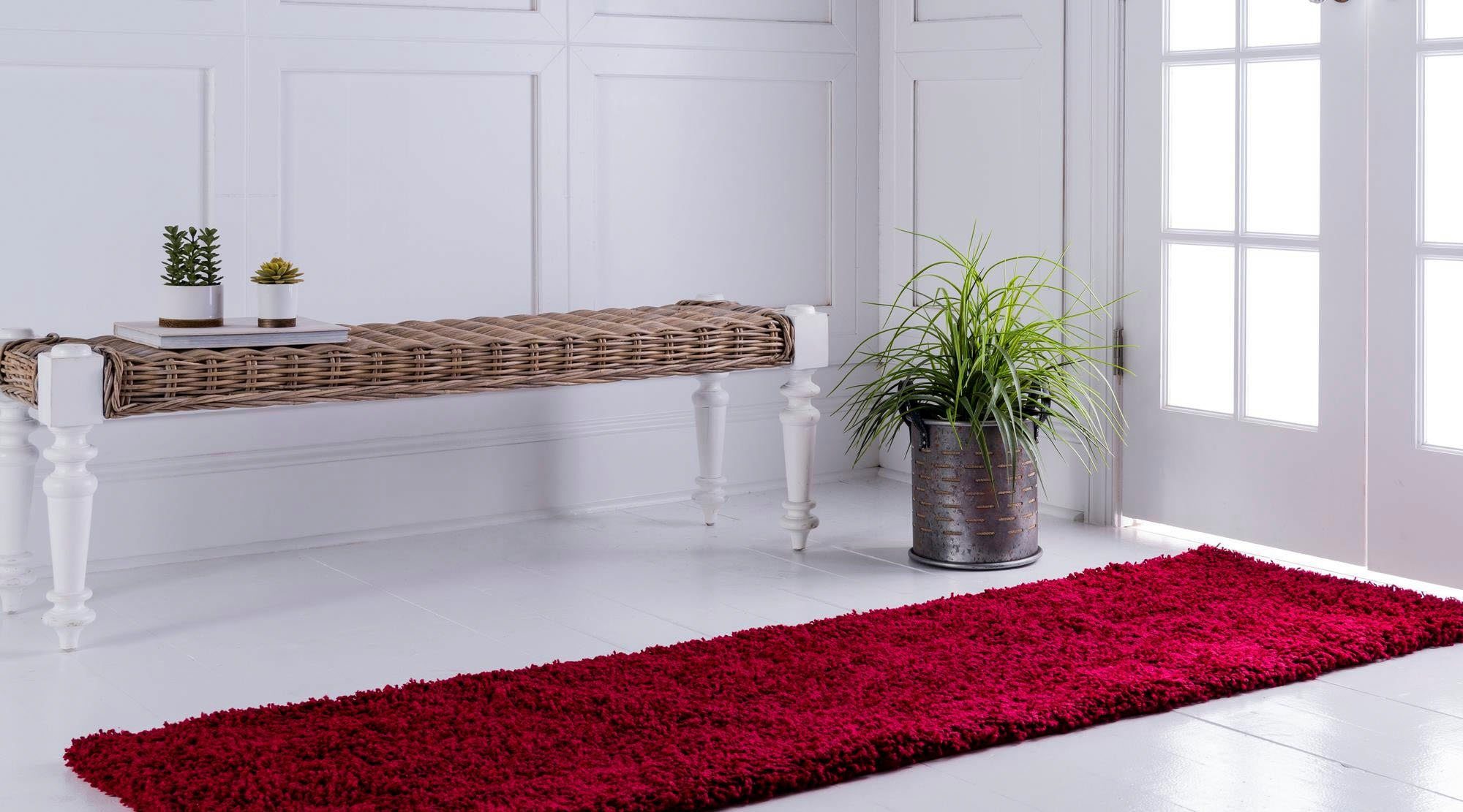 Myflair Möbel & Accessoires Hoogpolige loper Shaggy shag voorraadopruiming Tapijtloper, geweven, unikleurig, ideaal in de hal & slaapkamer