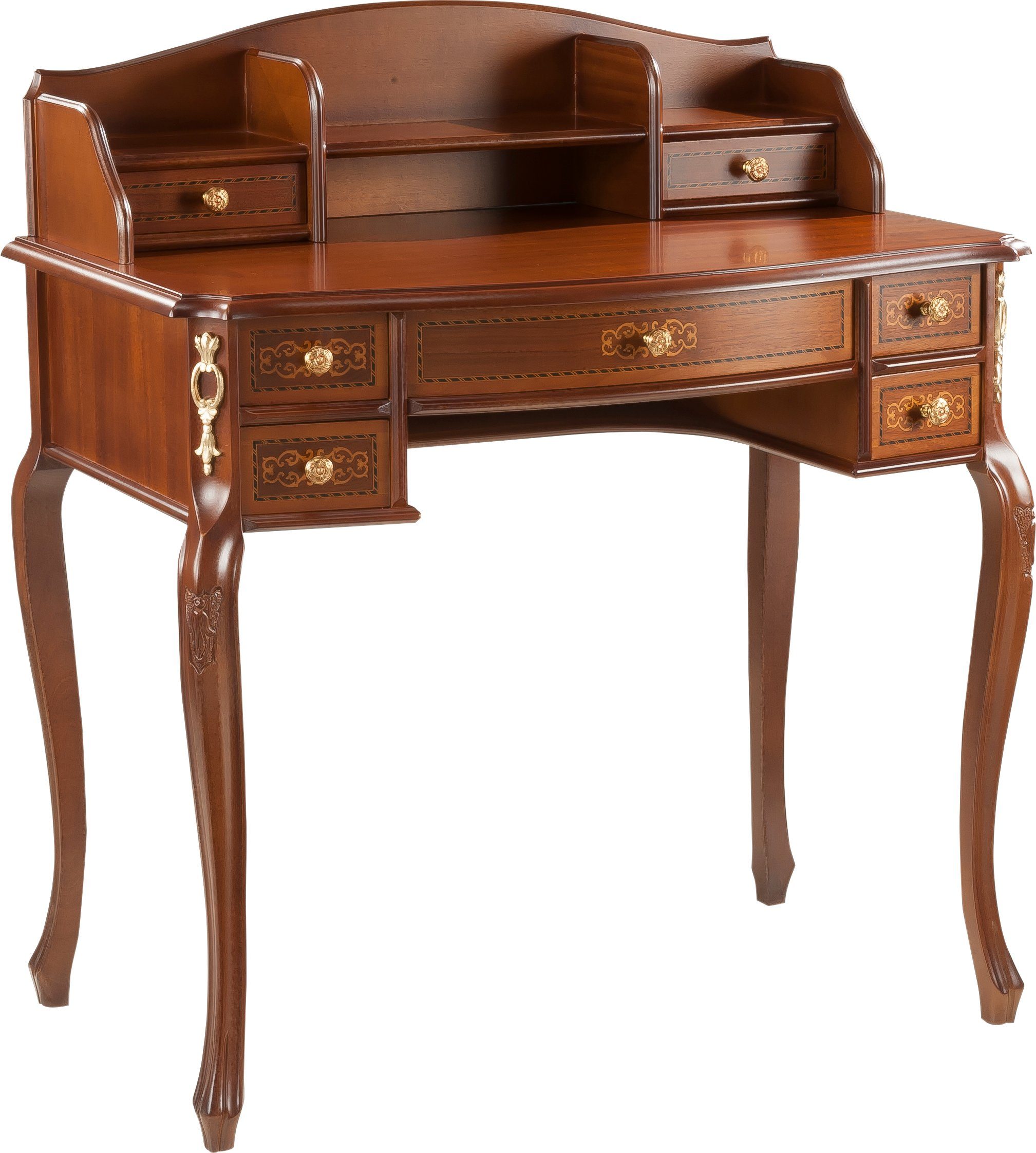 Home affaire Bureau Visconte Breedte 87 cm bureaus bruin