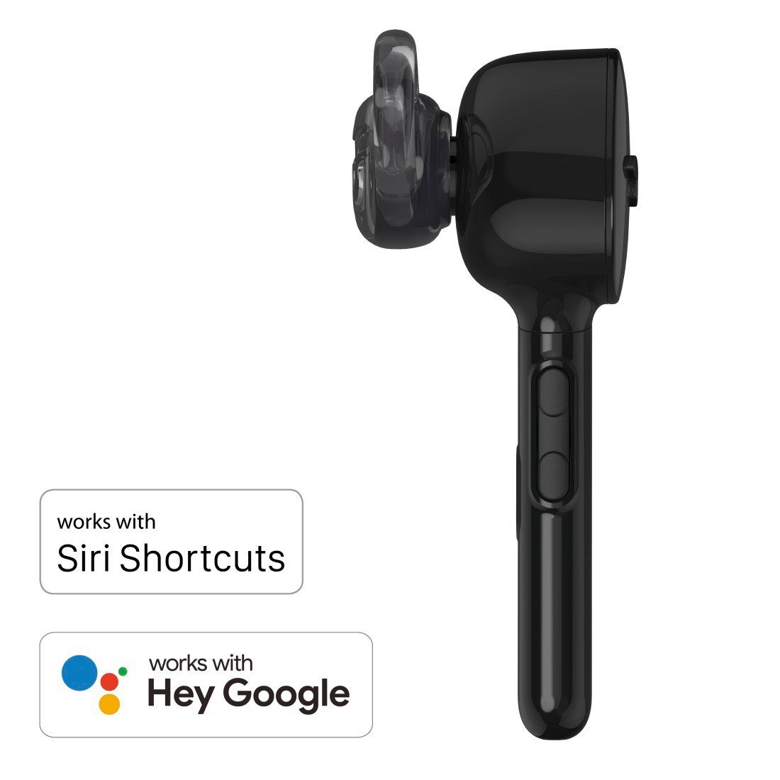 Hama Wireless headset Mono-Bluetooth®-headset MyVoice1300 multipoint spraakbesturing zwart