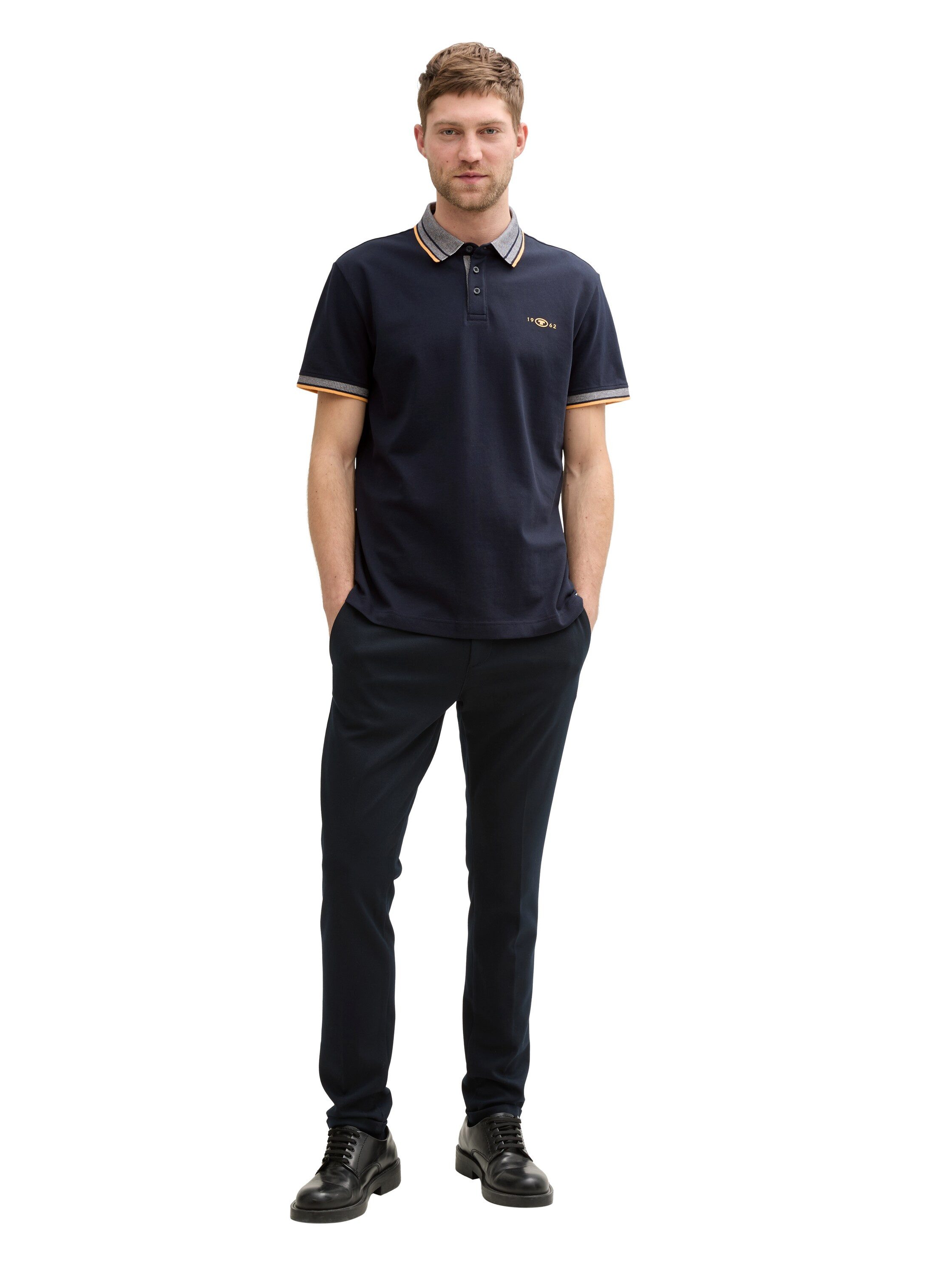 Tom Tailor Poloshirt met geborduurd logo