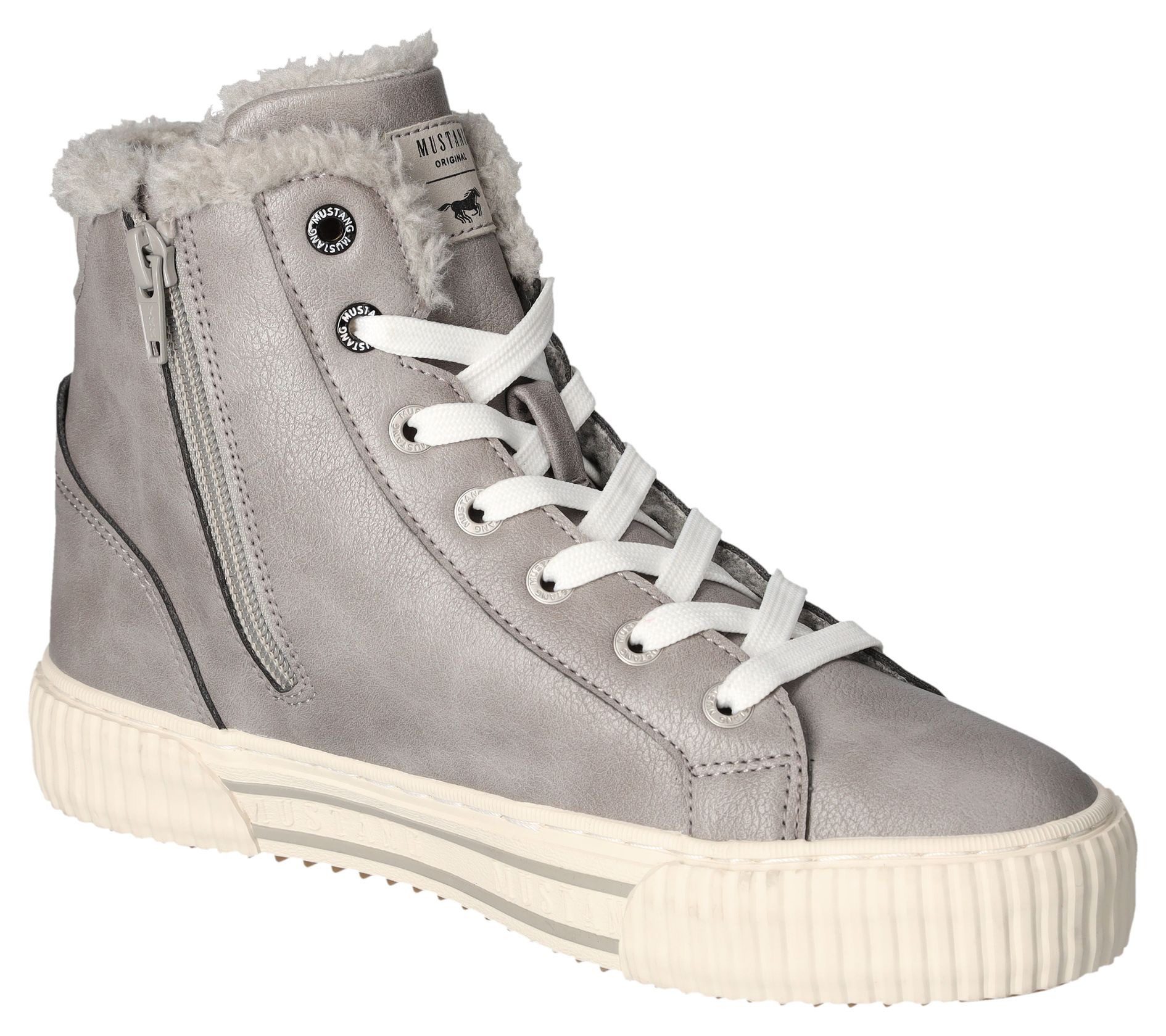 Mustang Shoes Winterlaarzen , high top sneakers, veterschoenen met plateauzool