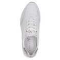 caprice sneakers met metallicbeleg wit