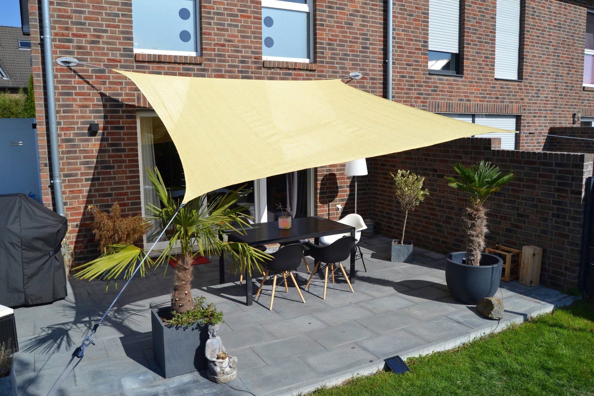 Floracord Schaduwdoek Bxd: 360 x 360 cm zonneschermen
