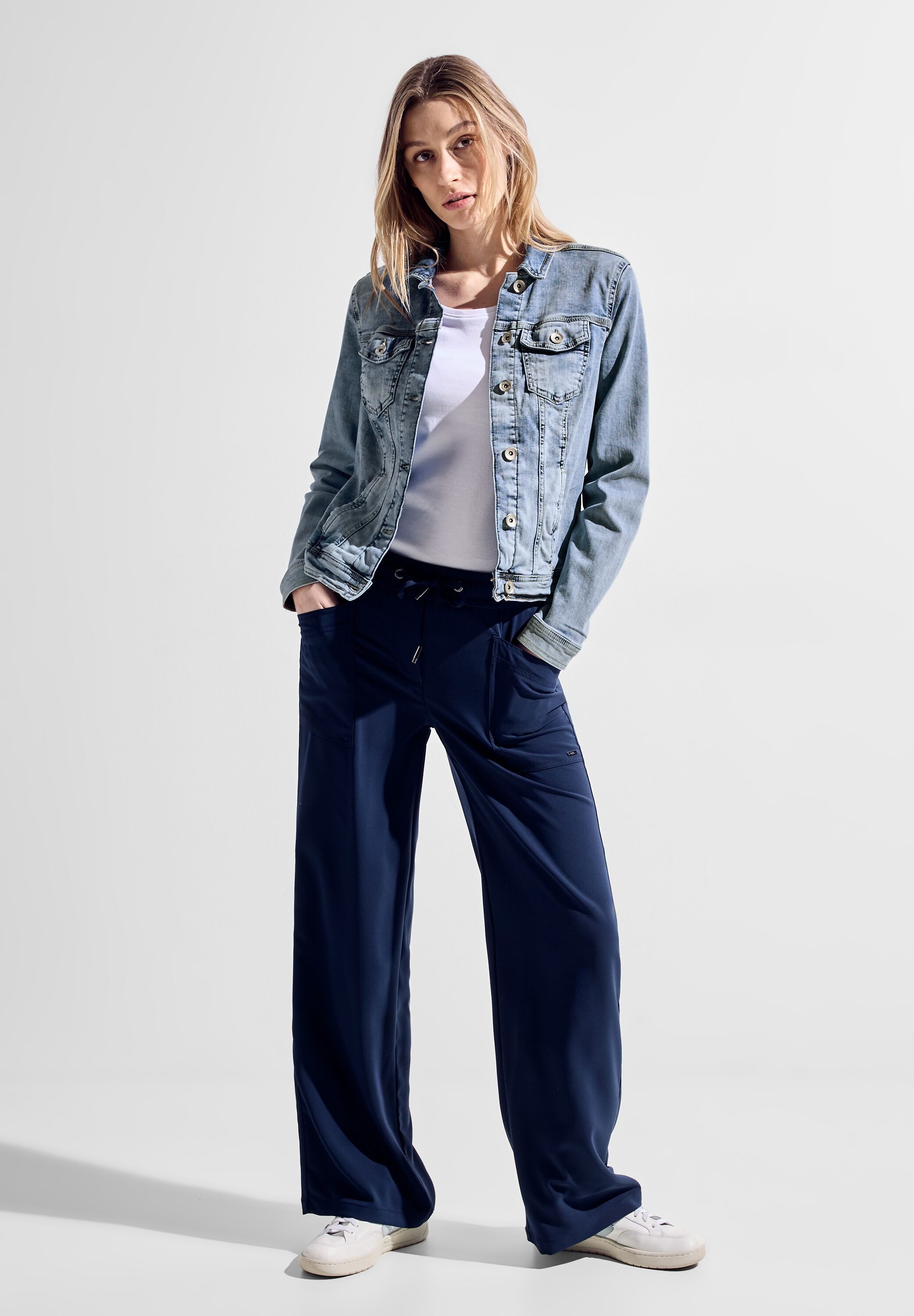 Cecil Jeansjack met knoopsluiting