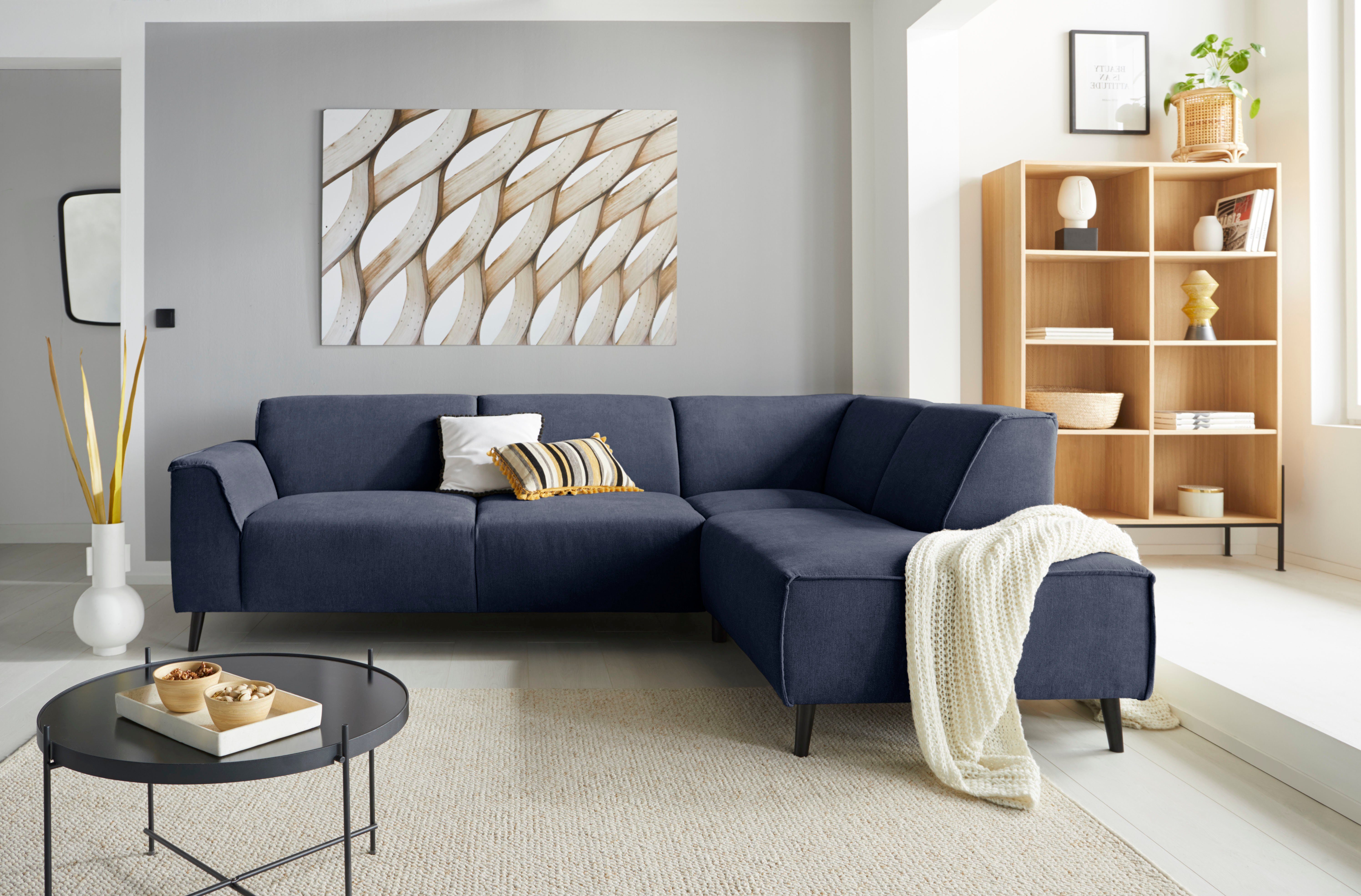 DOMO collection Hoekbank Amora, comfortabel en tijdloos, L-vorm