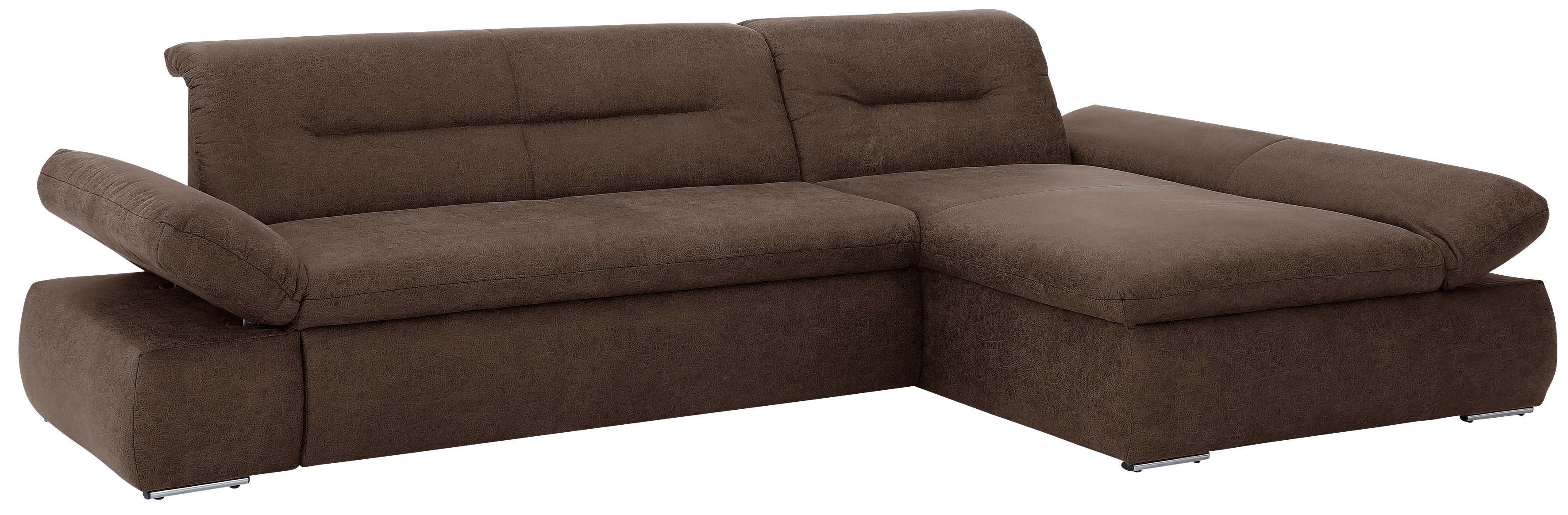 INOSIGN Hoekbank Avesa L-vorm Naar keuze met armleuningverstelling en slaapfunctie, bxdxh: 300x172x80cm