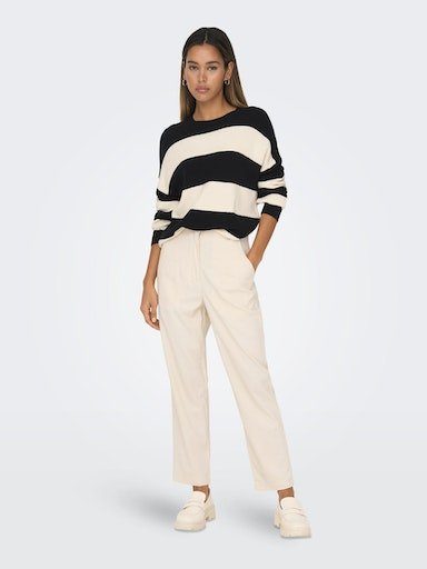 Only Gebreide trui ONLATIA L/S STRIPE PULLOVER KNT NOOS