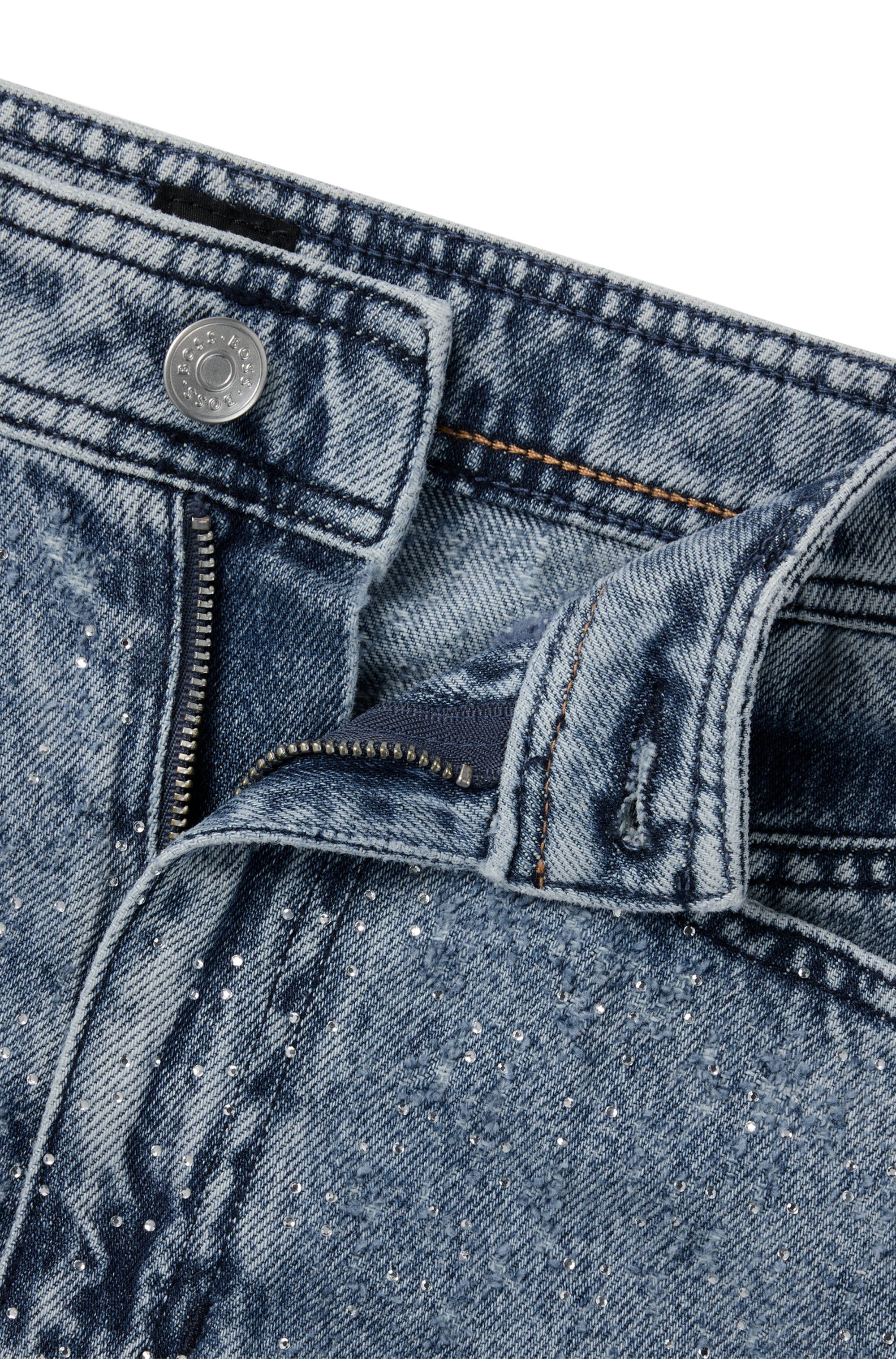 Boss Orange High-waist jeans Marlene High Rise Hochbund High Waist Premium Denim Jeans