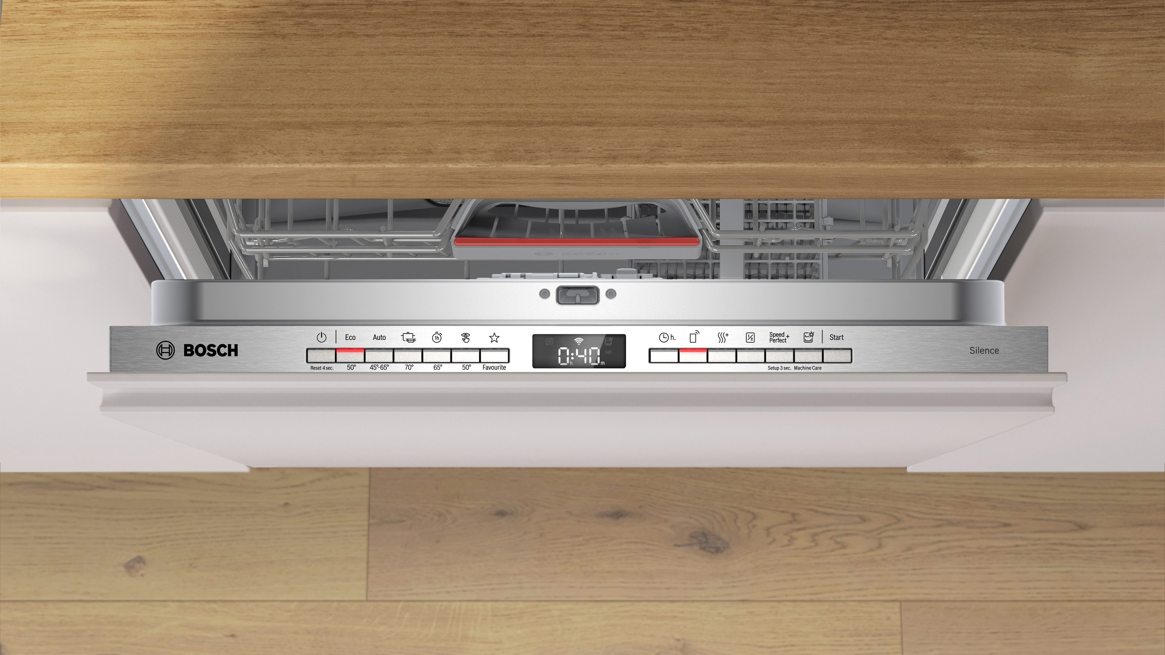 BOSCH Volledig geïntegreerde vaatwasser SMV4HTX00E, 81,5 cm x 59,8 cm