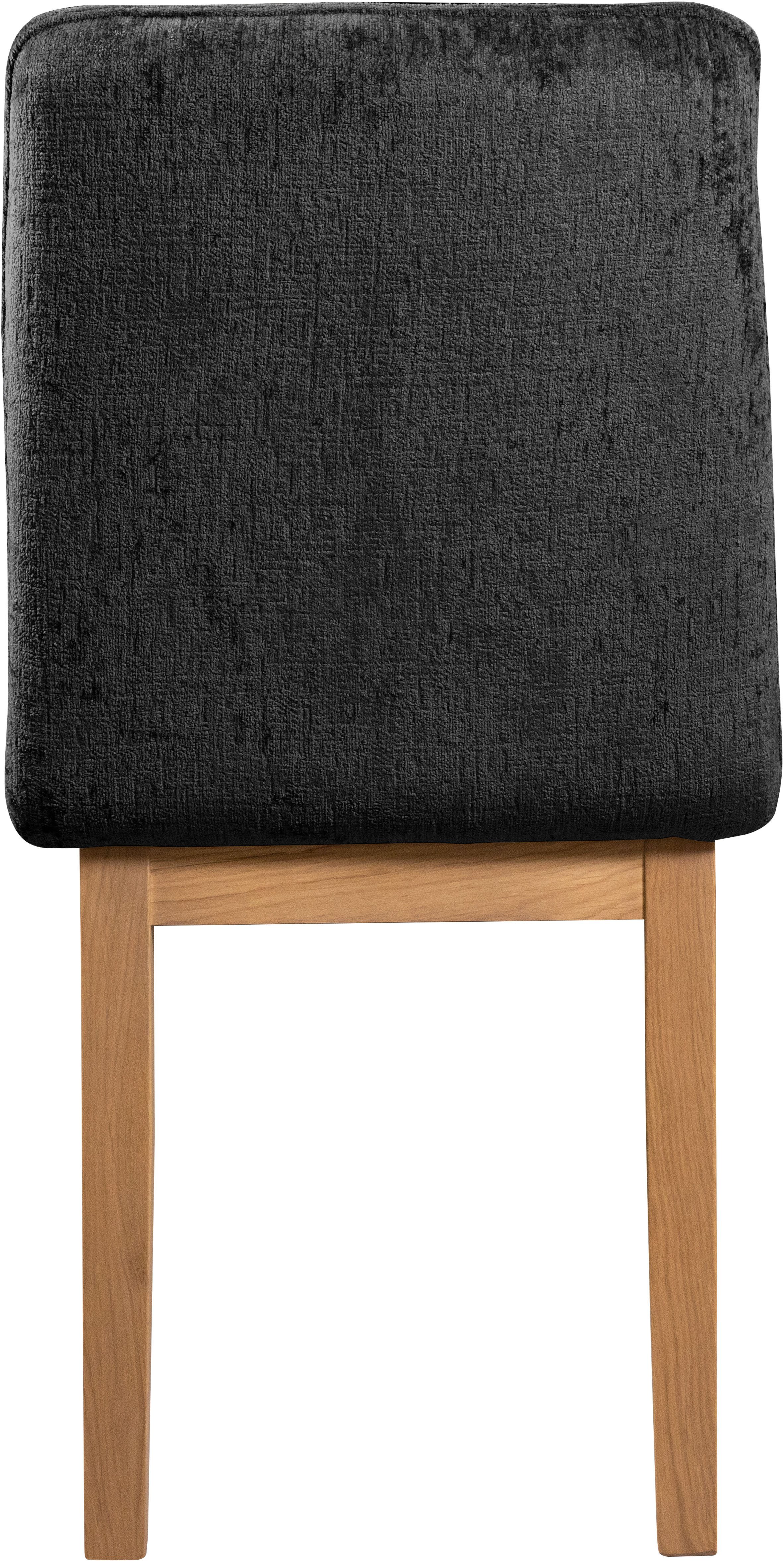 Home affaire Eethoek Louise + Miles eetkamerset, zitgroep, hoekbank, keukenbank Eetkamer zitgroep stoelen tafel en bank comfortabel gepolsterd (4-delig)