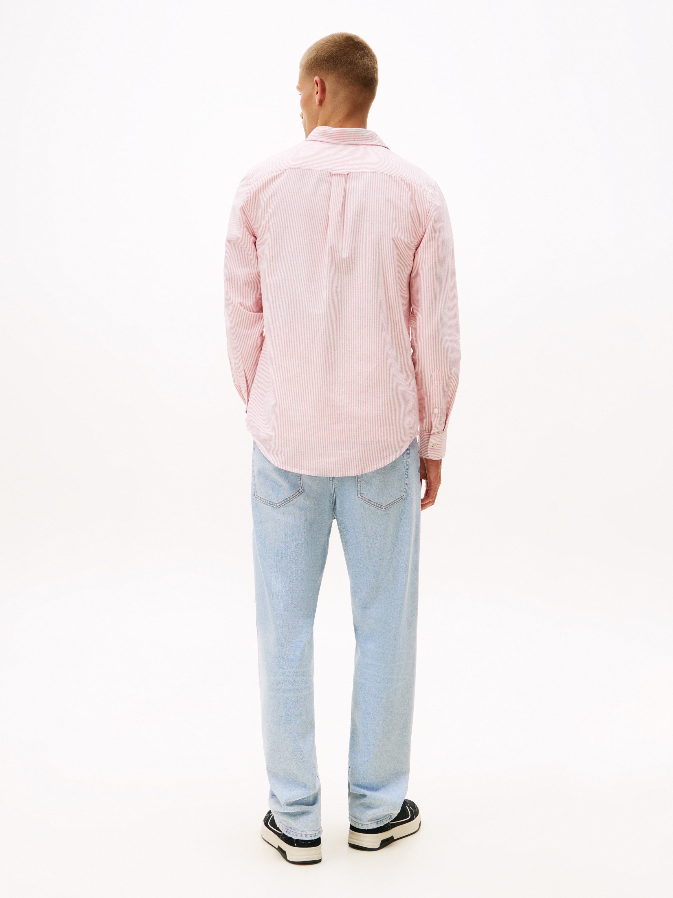 TOMMY JEANS Overhemd met lange mouwen TJM SLIM STRIPE OXFORD SHIRT EXT