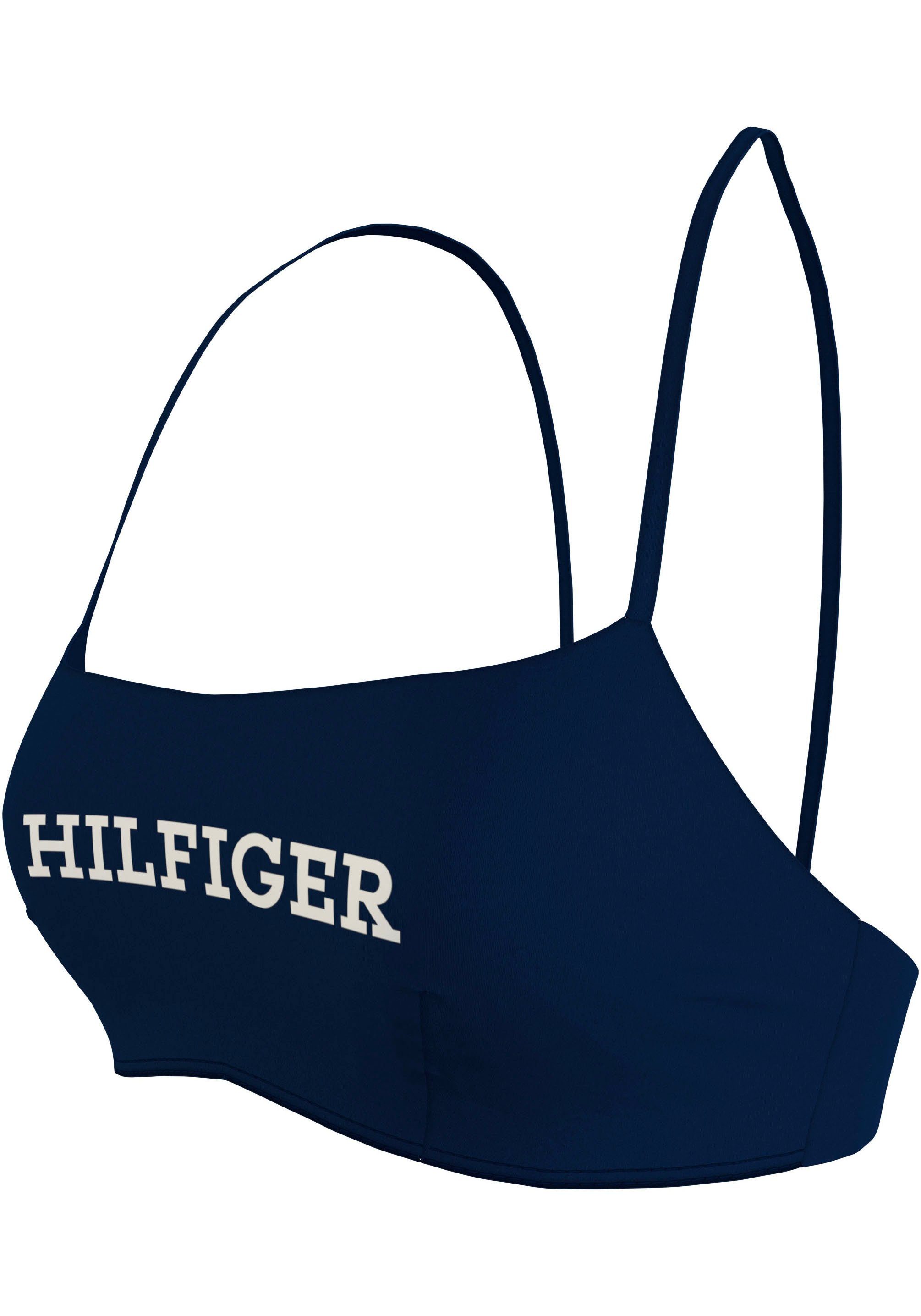Tommy Hilfiger Swimwear Bustierbikinitop Bralette met logo-opschrift