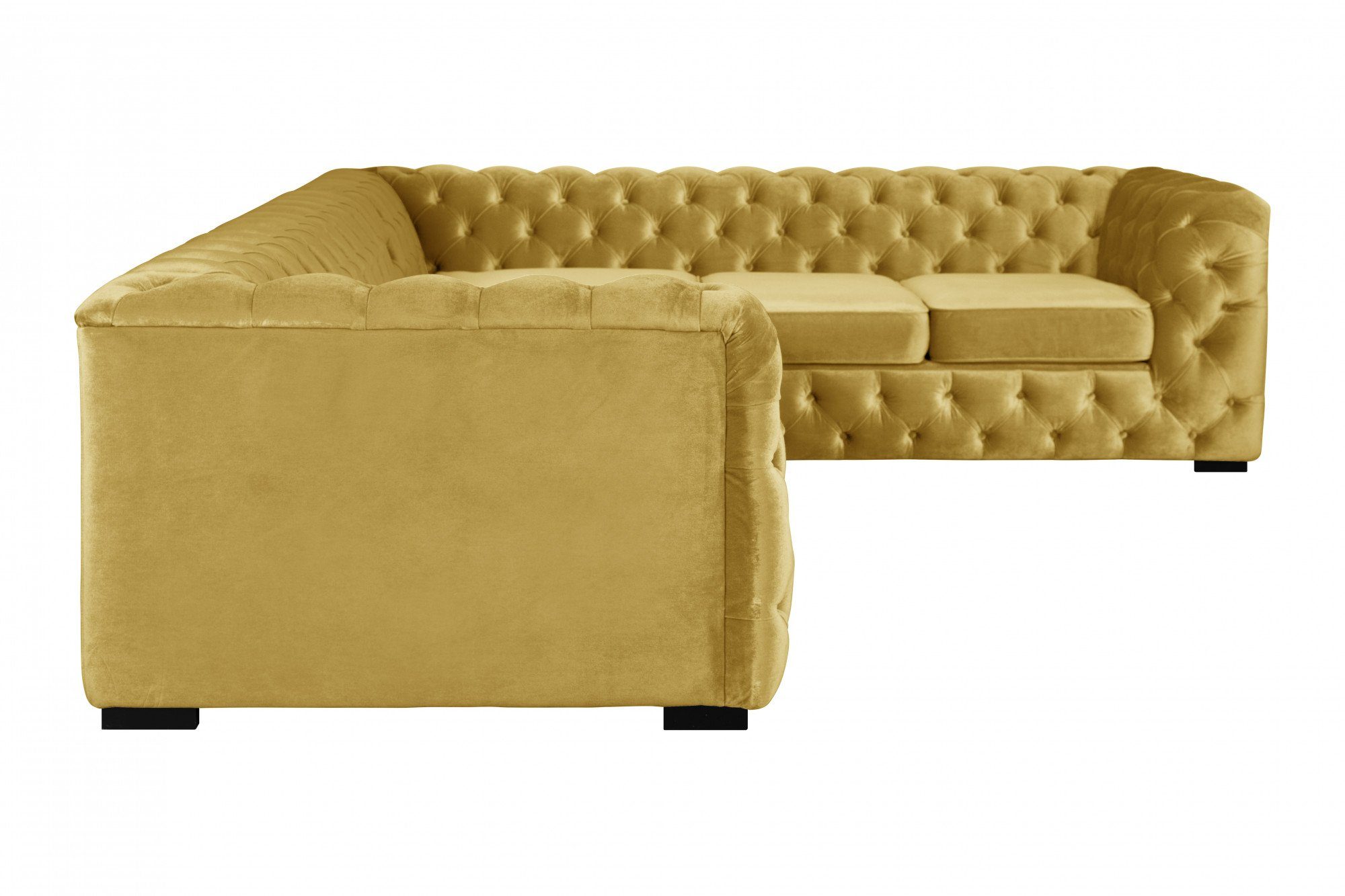 Guido Maria Kretschmer Home&Living Chesterfield-bank KALINA L-vorm hoogwaardig chesterfield design, zeer hoogwaardige afwerking