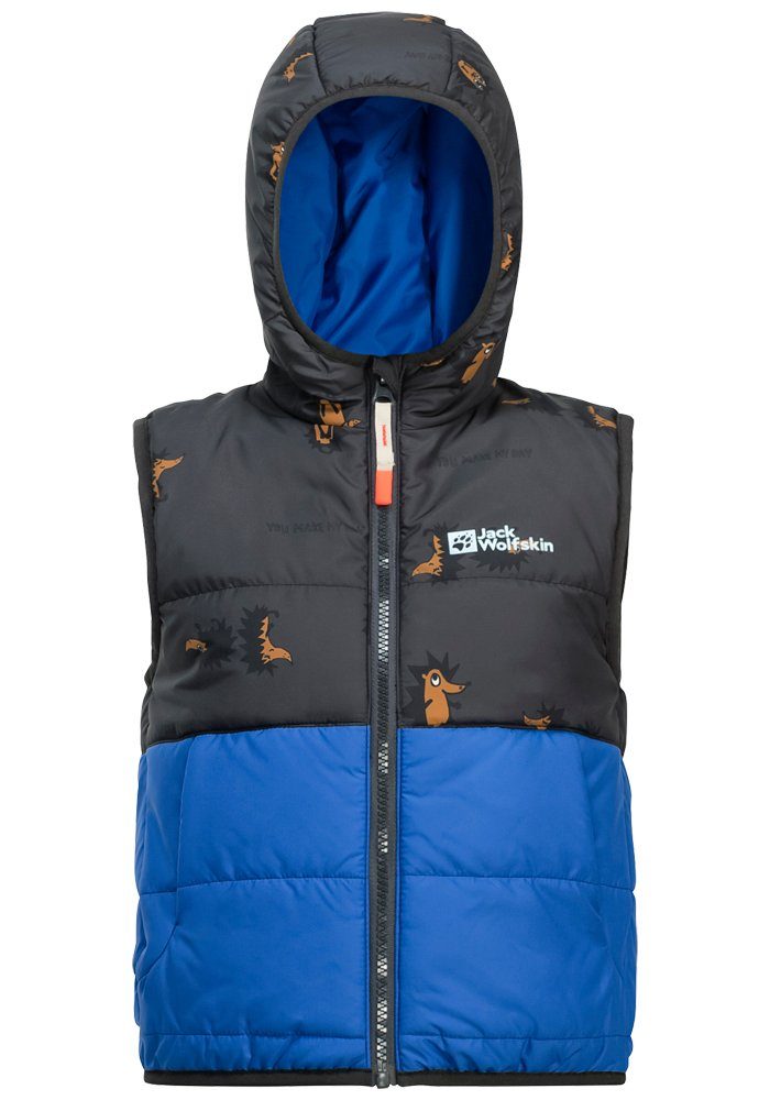 Jack Wolfskin Functionele bodywarmer GLEELY INS HOODED VEST K