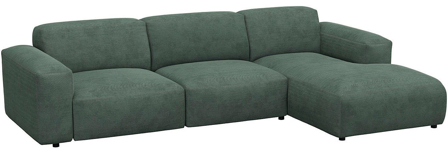 FLEXLUX Hoekbank Lucera comfortabel en comfortabel door hoogwaardige zitconstructie, L-vorm