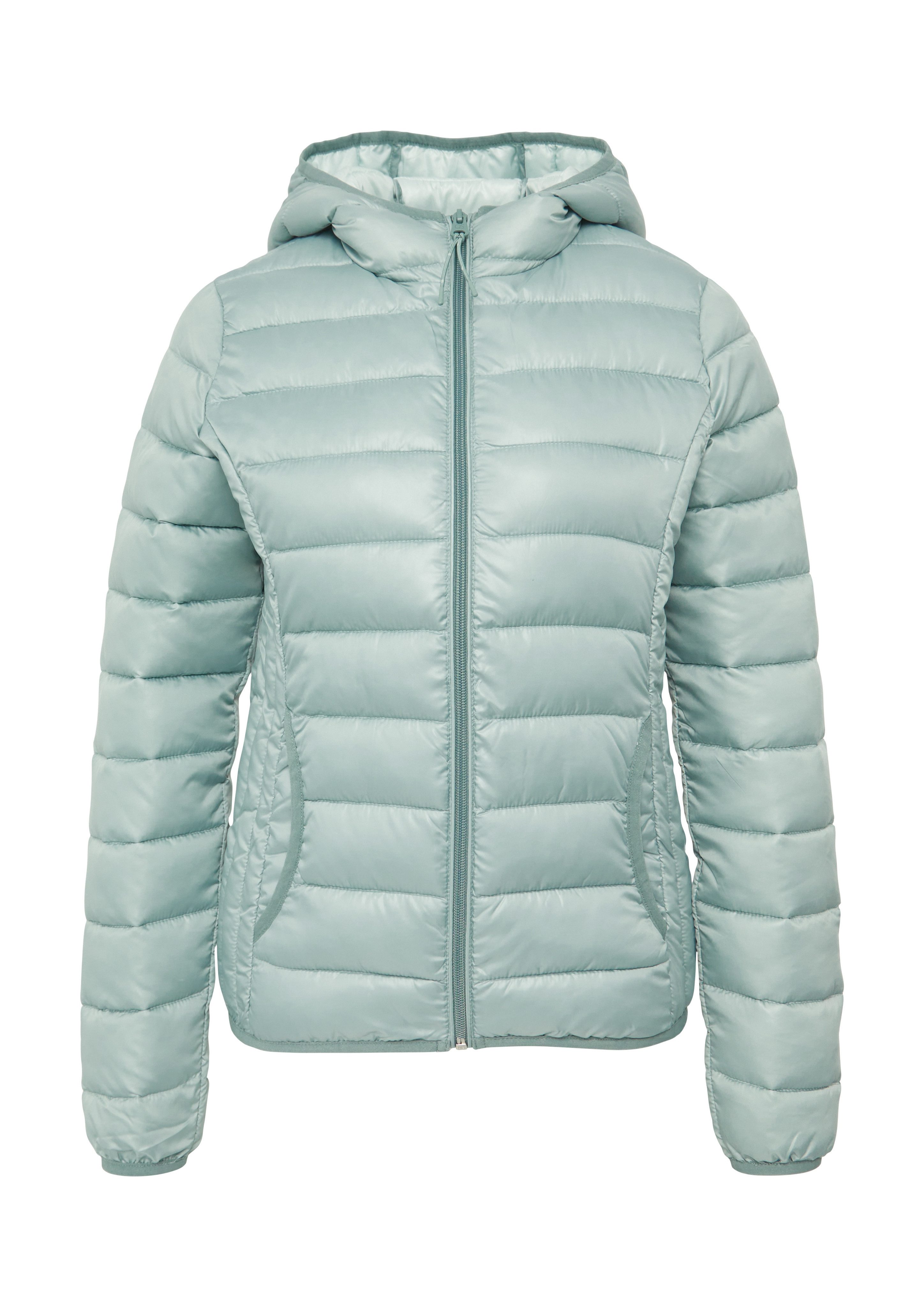 Q/S designed by Gewatteerde jas met een capuchon