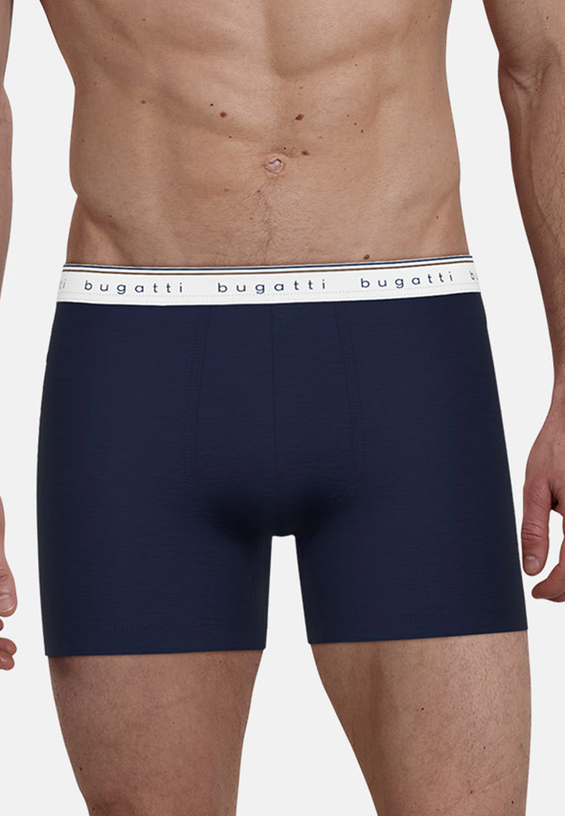 bugatti Boxershort Pisa Met elastische logoband (Set van 3)