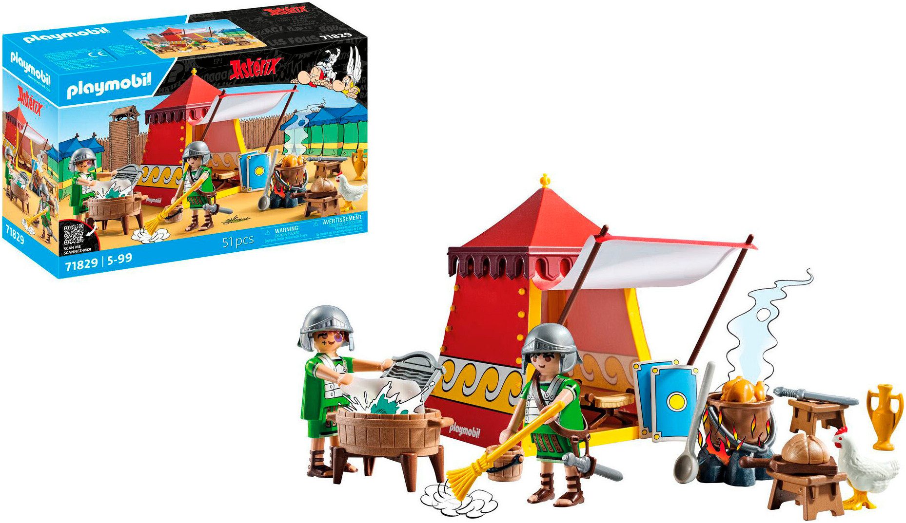 Playmobil® Constructie-speelset Asterix: Legionärszelt (71829), Playmobil Asterix (51-delig)
