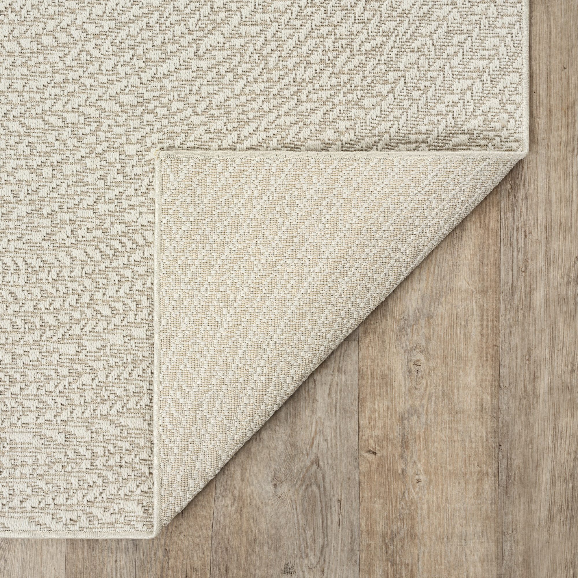The carpet Vloerkleed Kansas moderne robuuste in- en outdoor tapijt jute look