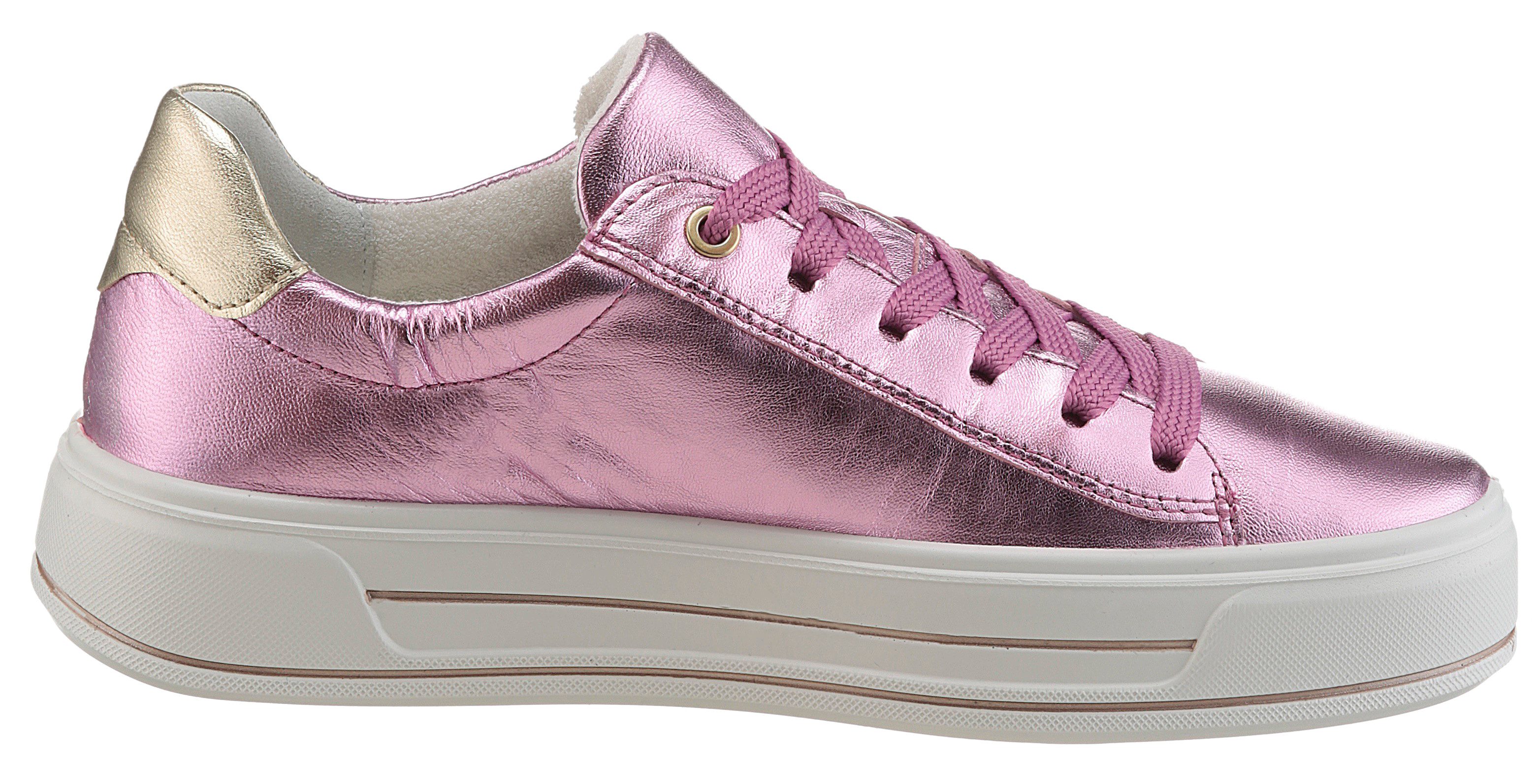 Ara Plateausneakers CANBERRA , vrijetijdsschoen, lage schoen, veterschoen in comfortwijdte g (= breed)