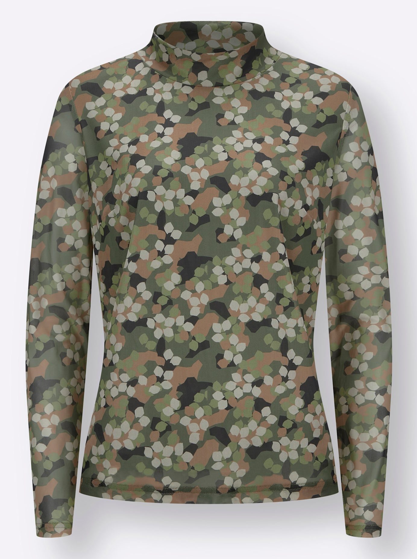 Classic Inspirationen Shirt met lange mouwen Shirt met opstaand kraagje (1-delig)