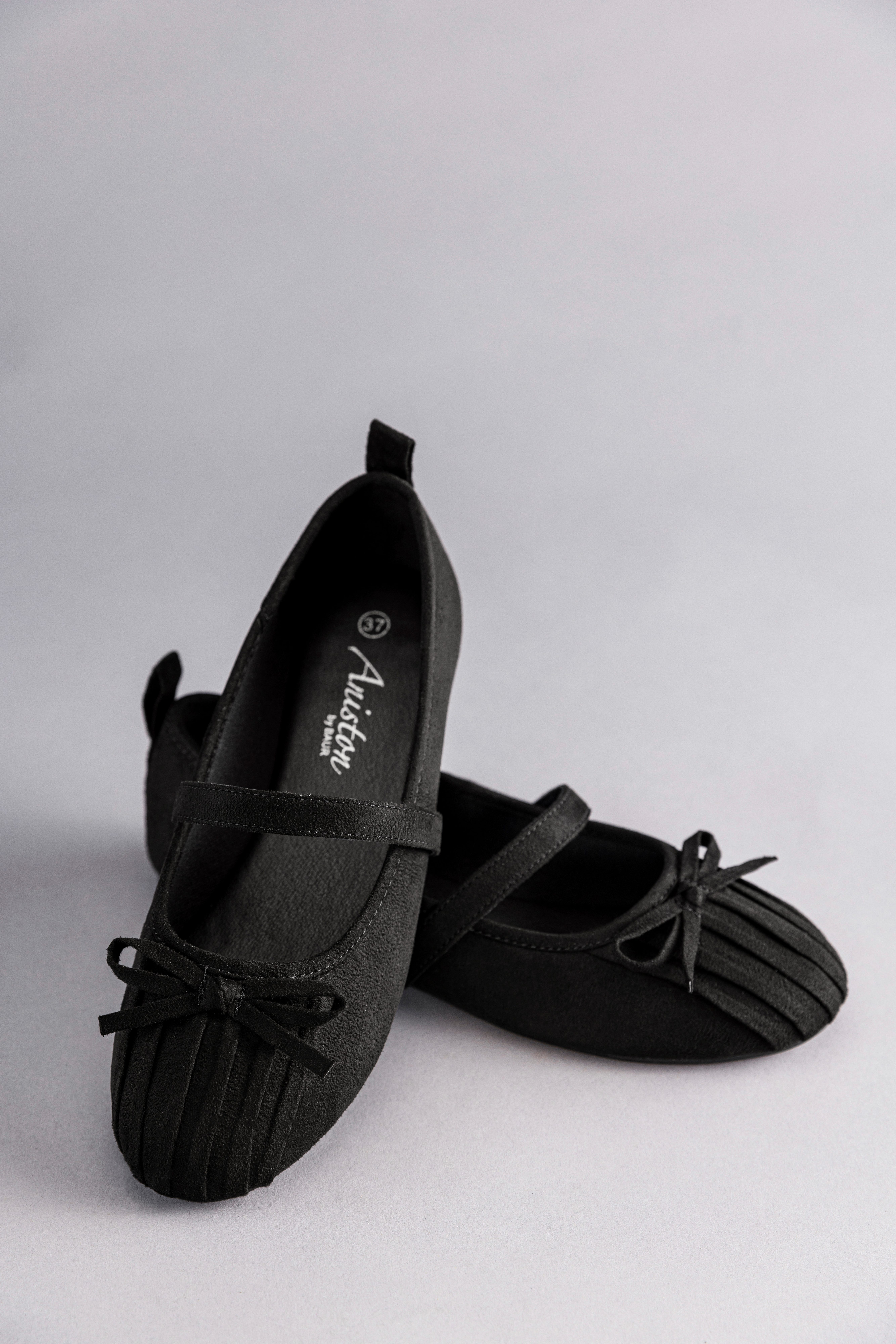 Aniston SHOES Ballerina's dames klassieke ballerina's maat 36 zwart