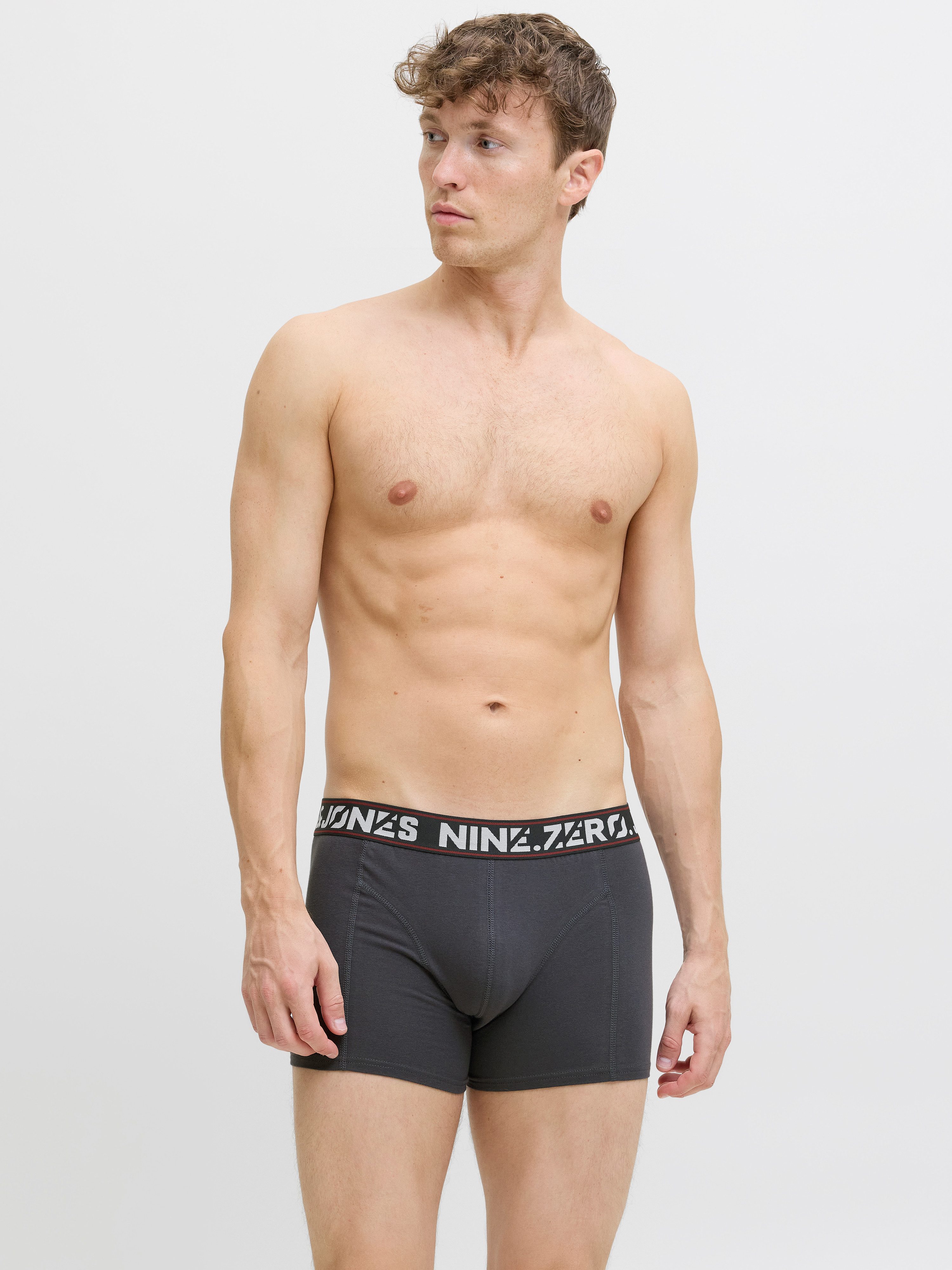 Jack & Jones Trunk JACCOLTON SOLID TRUNKS 3 PACK SN (set, 3 stuks)
