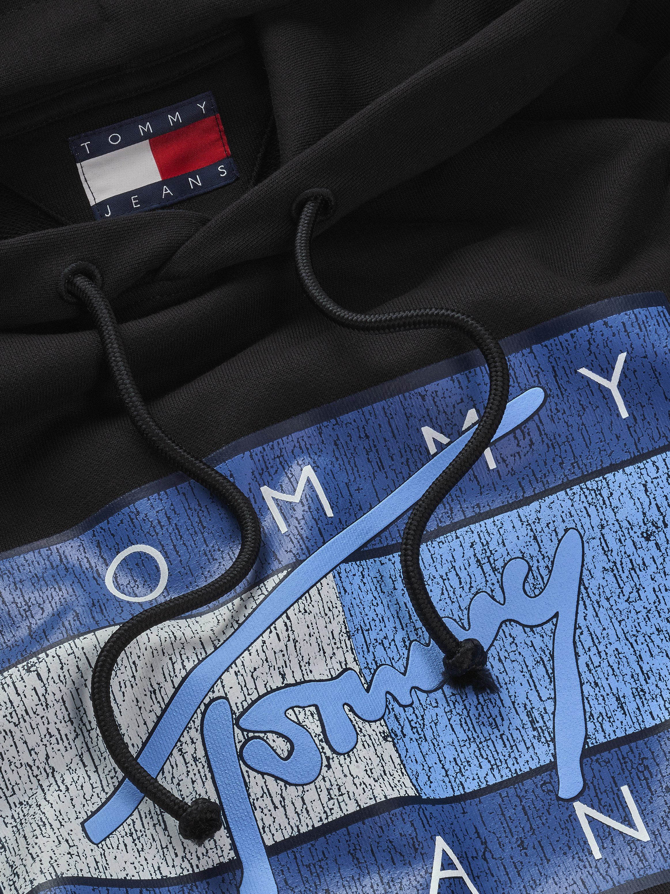 TOMMY JEANS Hoodie TJM REG DNA FLAG TWIST HOOD EXT
