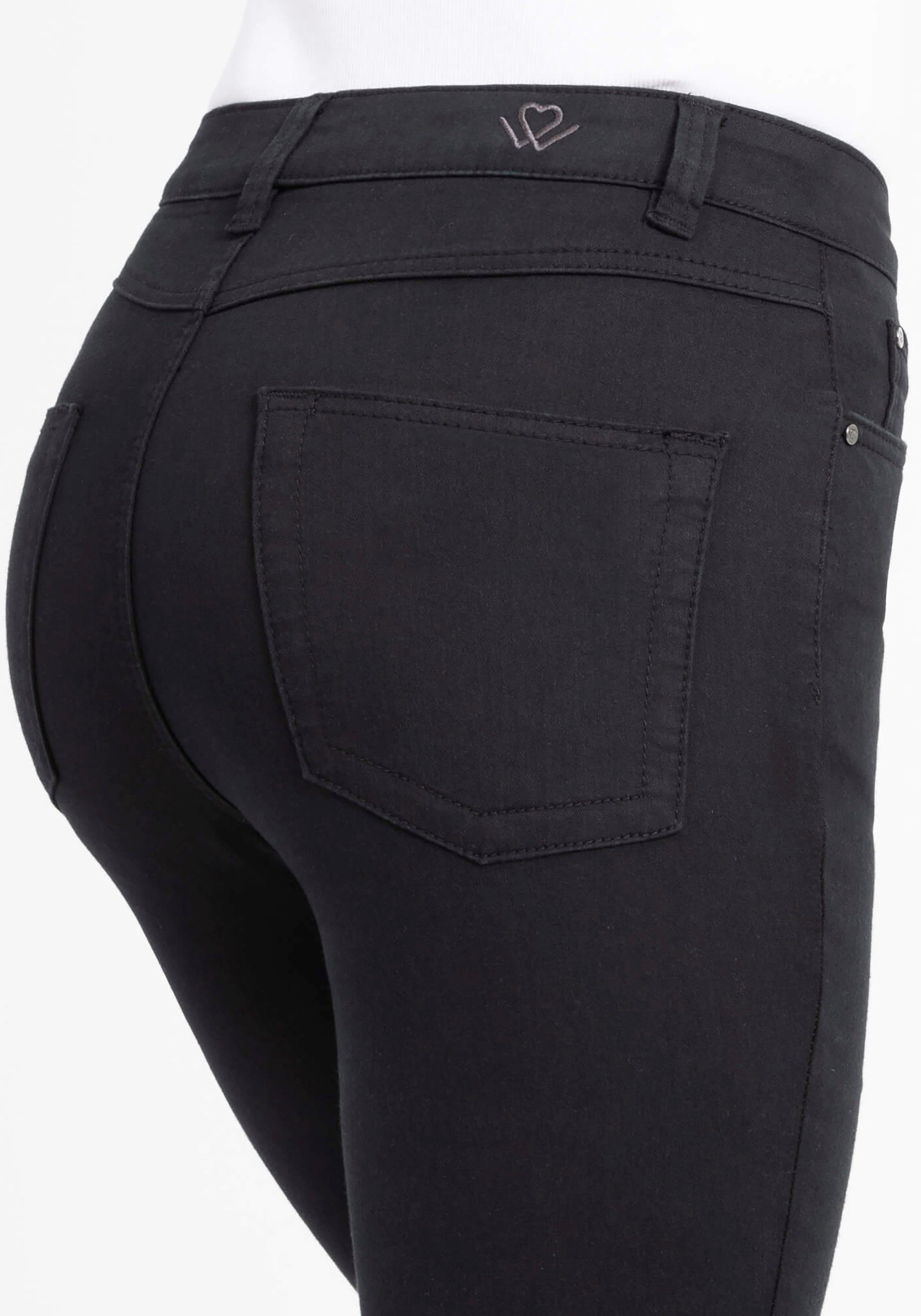 wonderjeans High-waist jeans High Waist WH72 Hoog opgesneden met iets verkorte pijpen