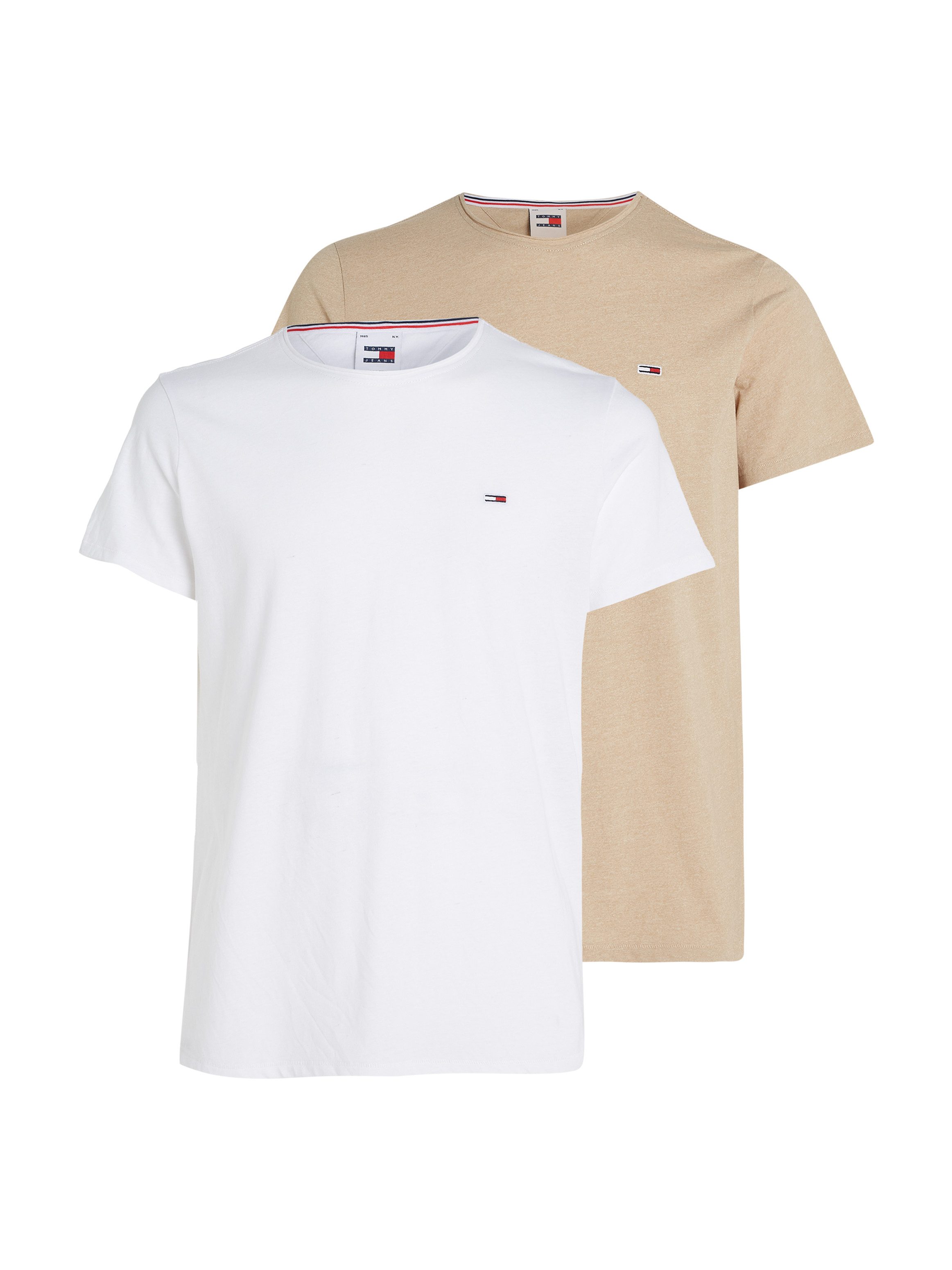 TOMMY JEANS T-shirt TJM XSLIM 2PACK JASPE (Set van 2)