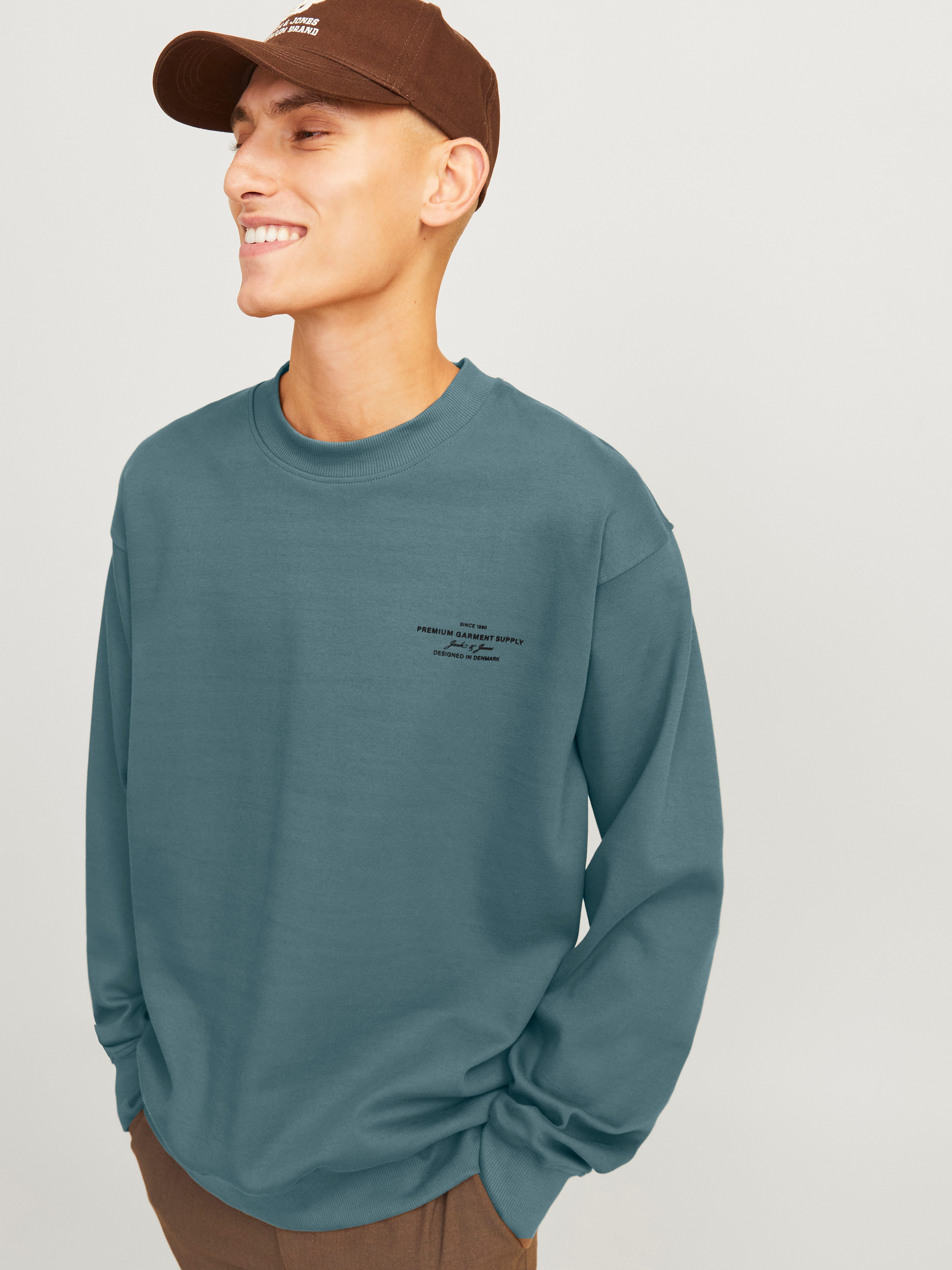 Jack & Jones Sweatshirt JPRBLACHAD BRANDING SWEAT CREW NECK LN