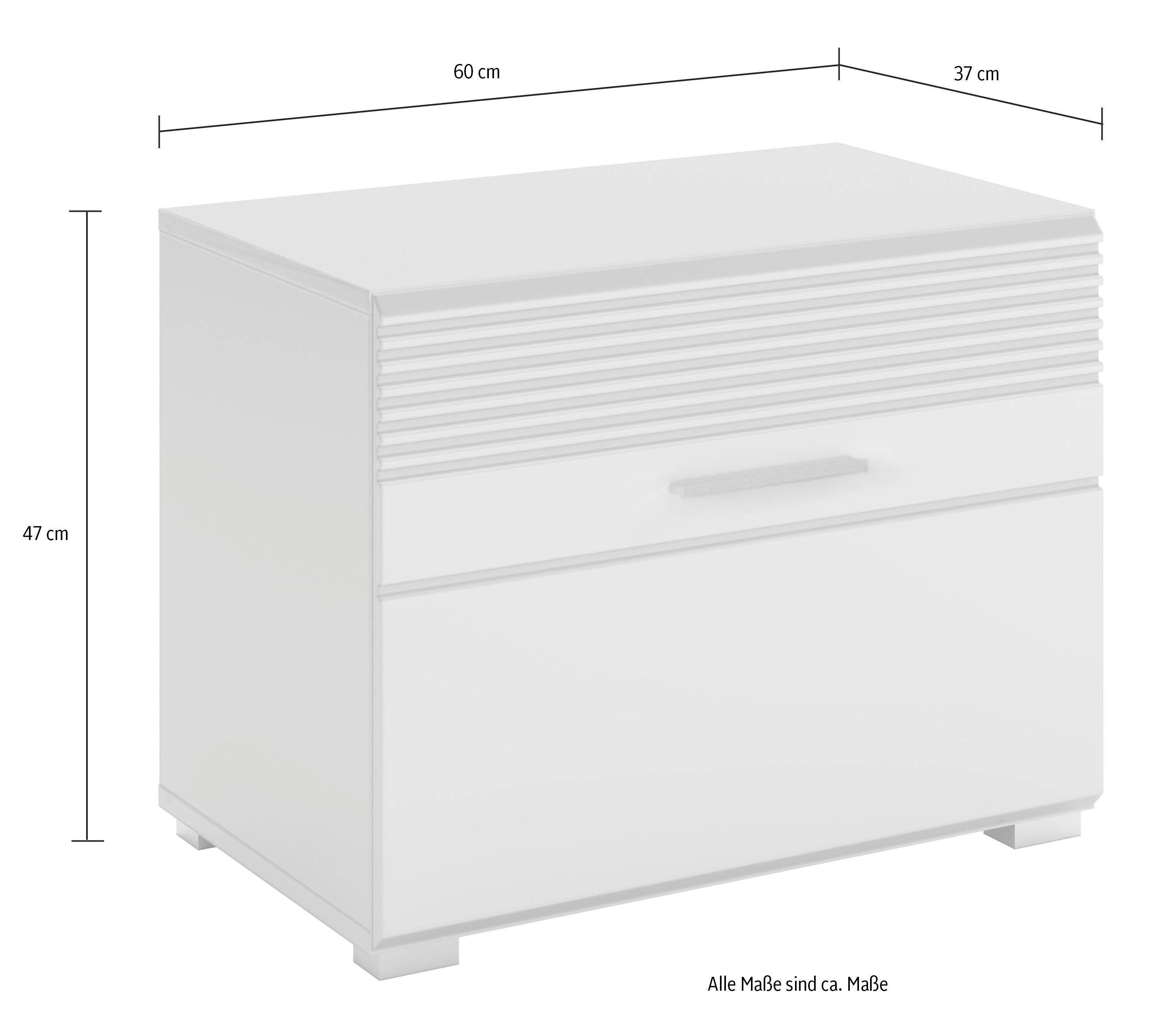 INOSIGN Zitbank Malmö, Breedte 60 cm, 1 Deur, 2 Vakken, hoogwaardige MDF Front