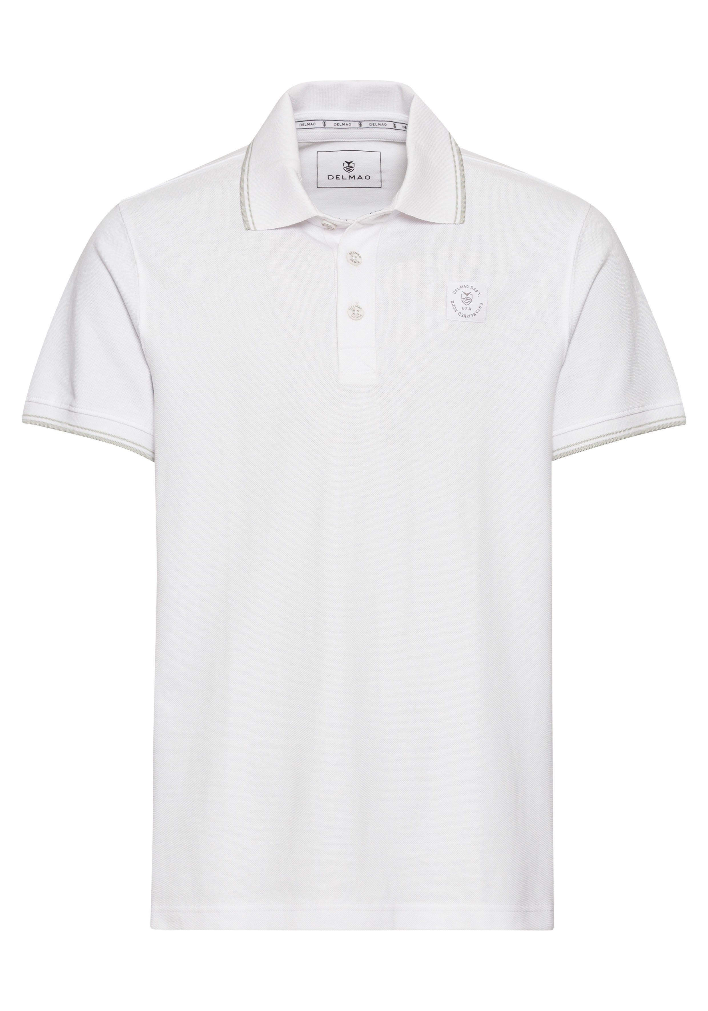 DELMAO Poloshirt Korte mouwen, losse pasvorm, polokraag, voor tennis of golf