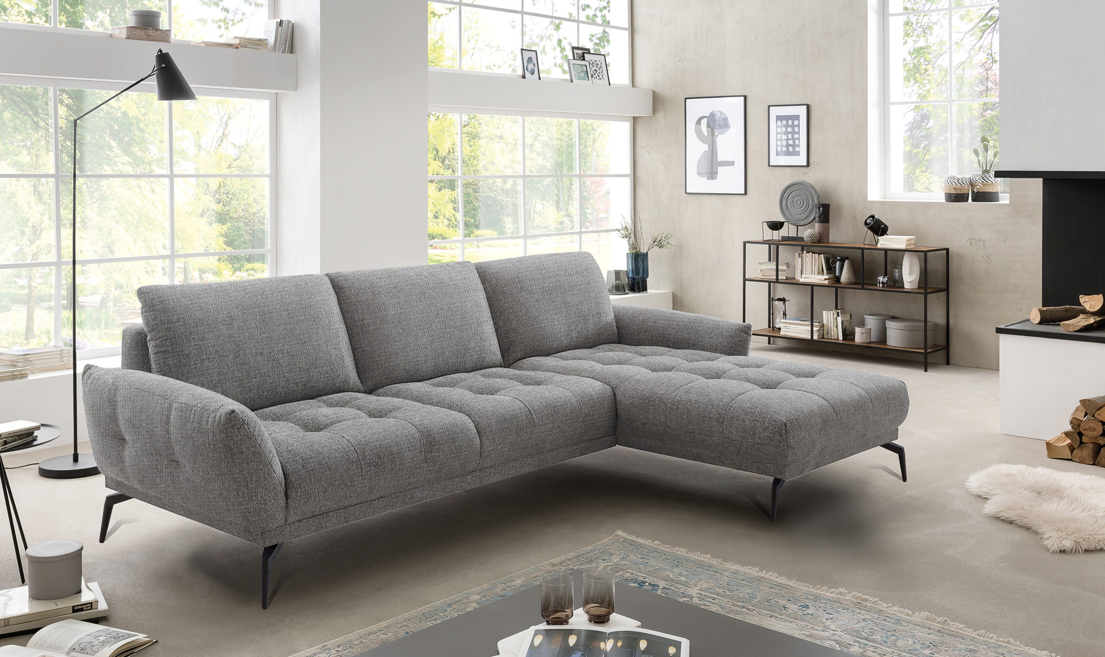 exxpo - sofa fashion Hoekbank NICEA eersteklas zitcomfort In hoogwaardige afwerking en ergonomische zithouding
