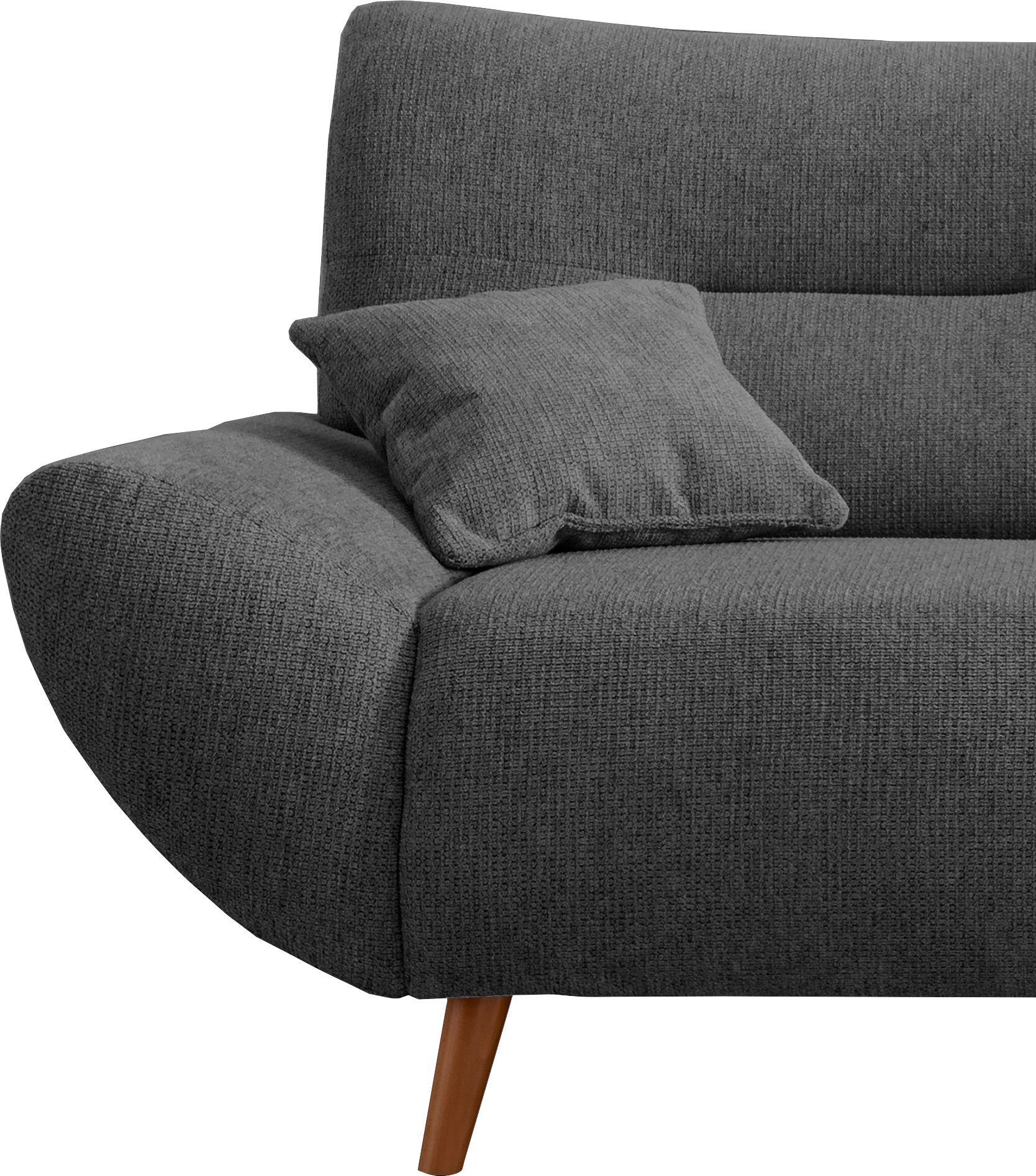 INOSIGN Zithoek Drago elegant en tijdloos, comfortabel, moderne vormtaal leverbaar als fauteuil/hoekbank, diverse stoffen, incl. 2 sierkussens (set, 3-delig)